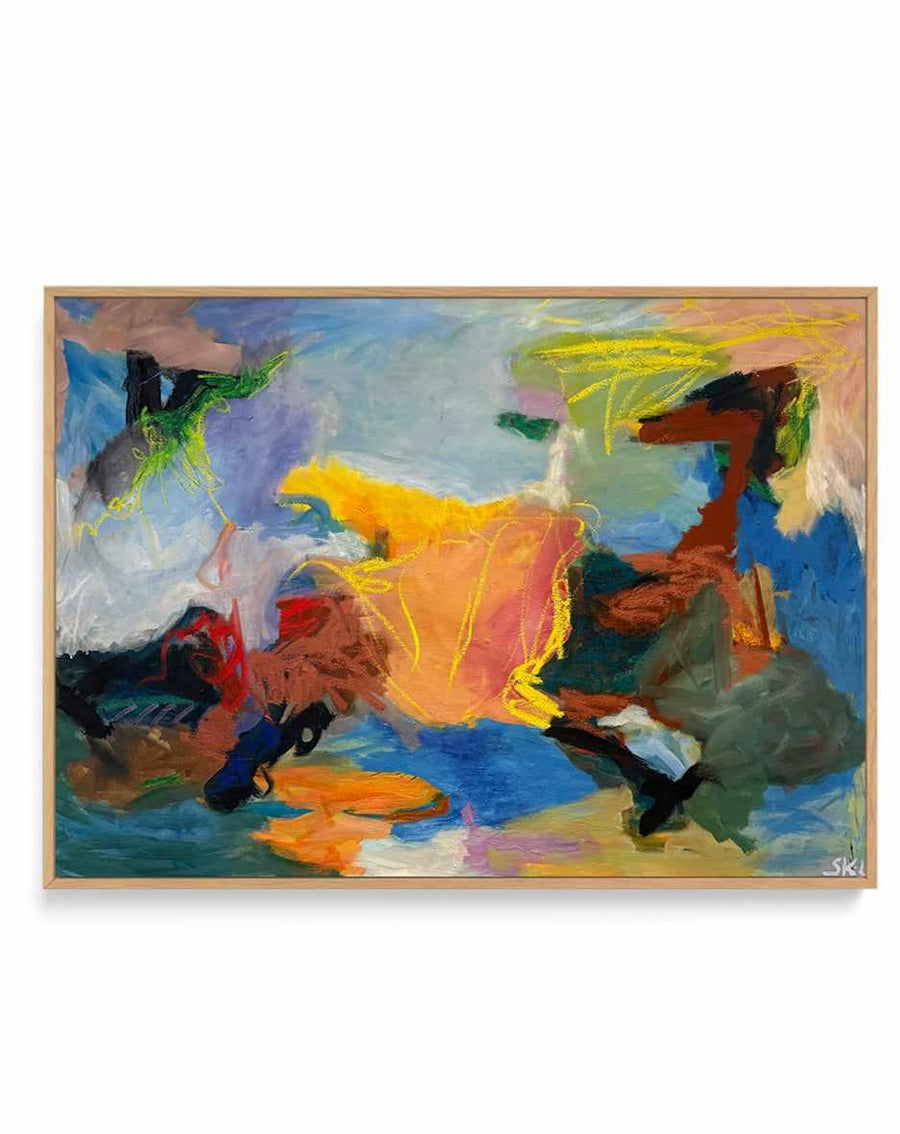 Why Not by Svend Kindt-Larsen | Framed Canvas Art Print from Olive et Oriel where you can shop wallpaper and artworks online