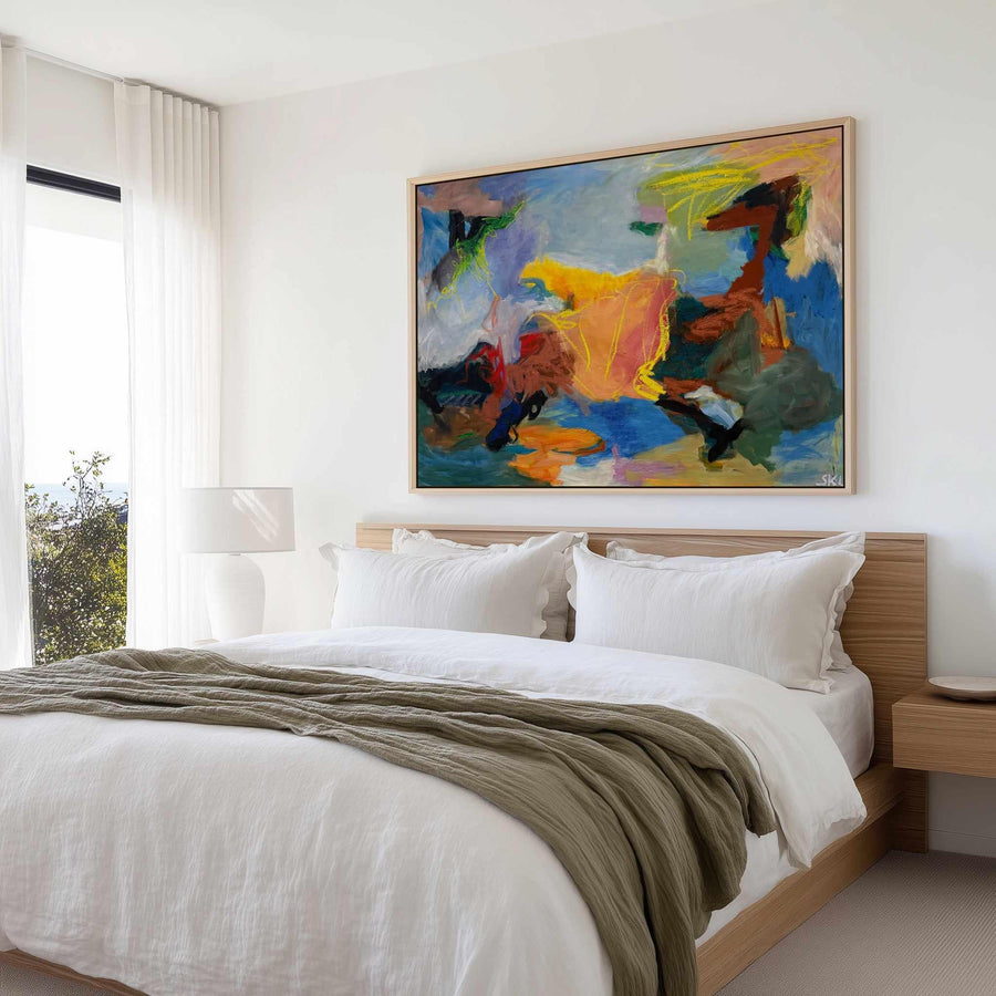 Why Not by Svend Kindt-Larsen | Framed Canvas Art Print from Olive et Oriel where you can shop wallpaper and artworks online