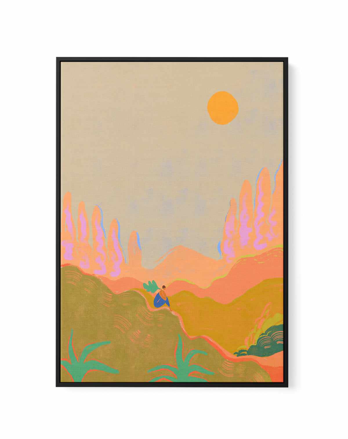 Wide Open Spaces by Arty Guava | Framed Canvas Art Print