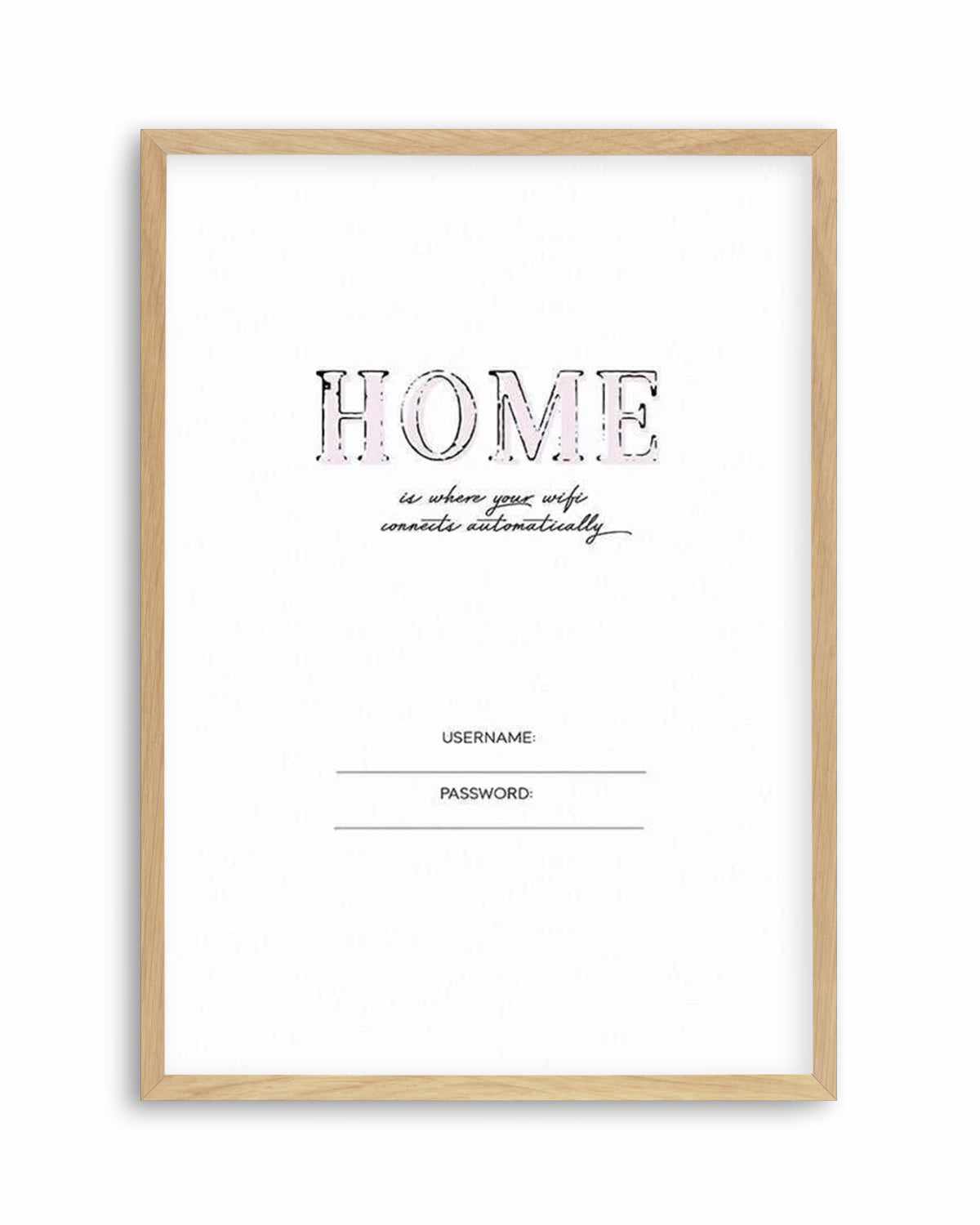 Wifi - Home Is... Art Print