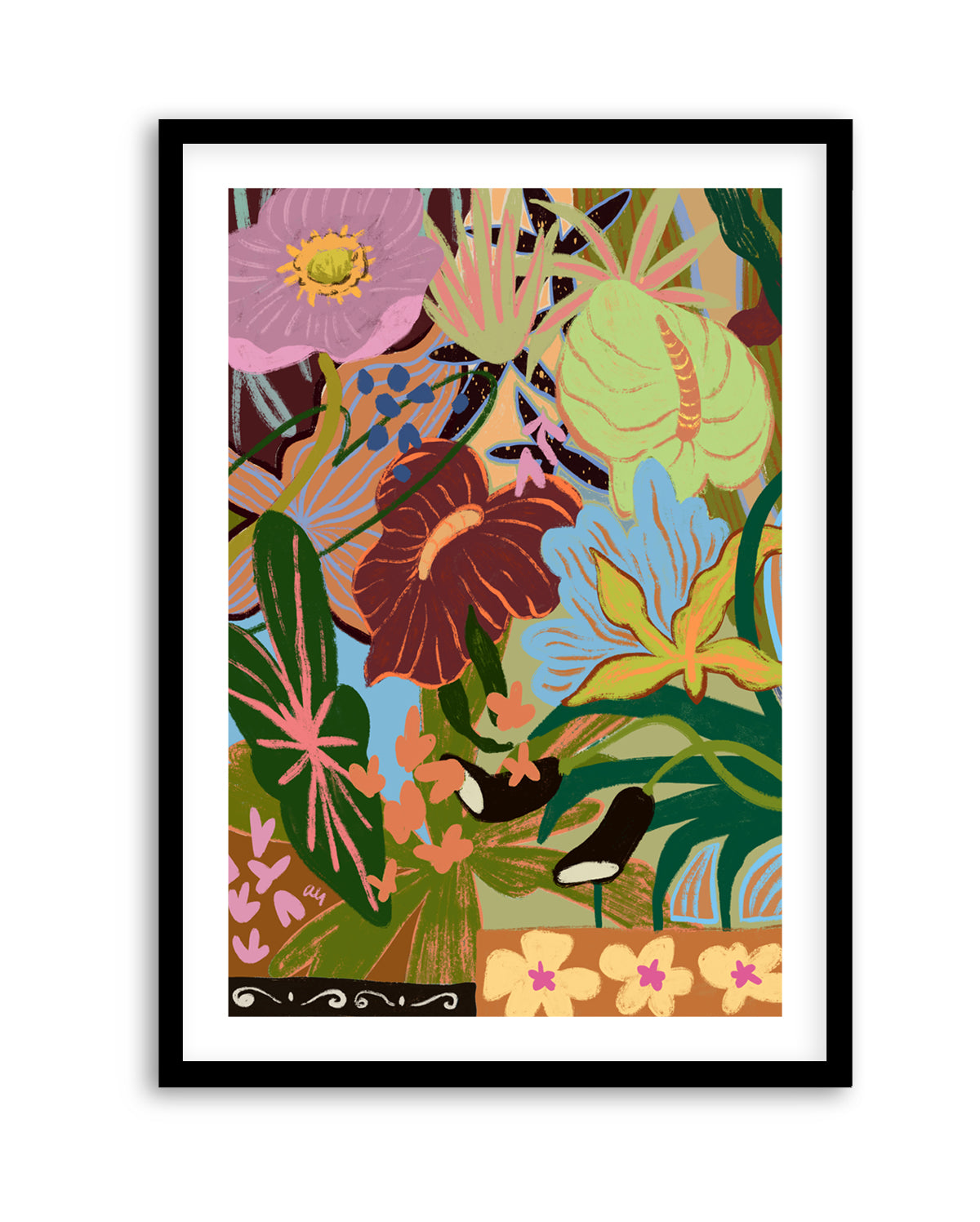 Wild Bouquet by Arty Guava | Art Print