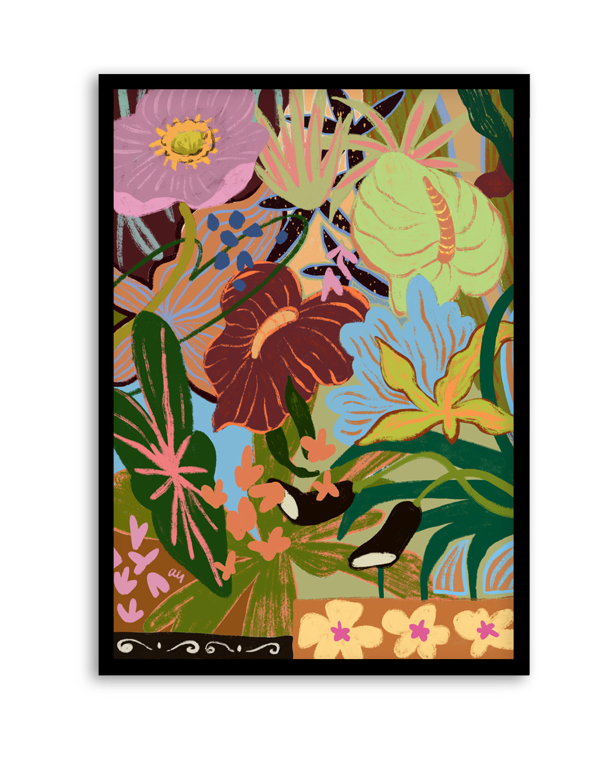 Wild Bouquet by Arty Guava | Art Print
