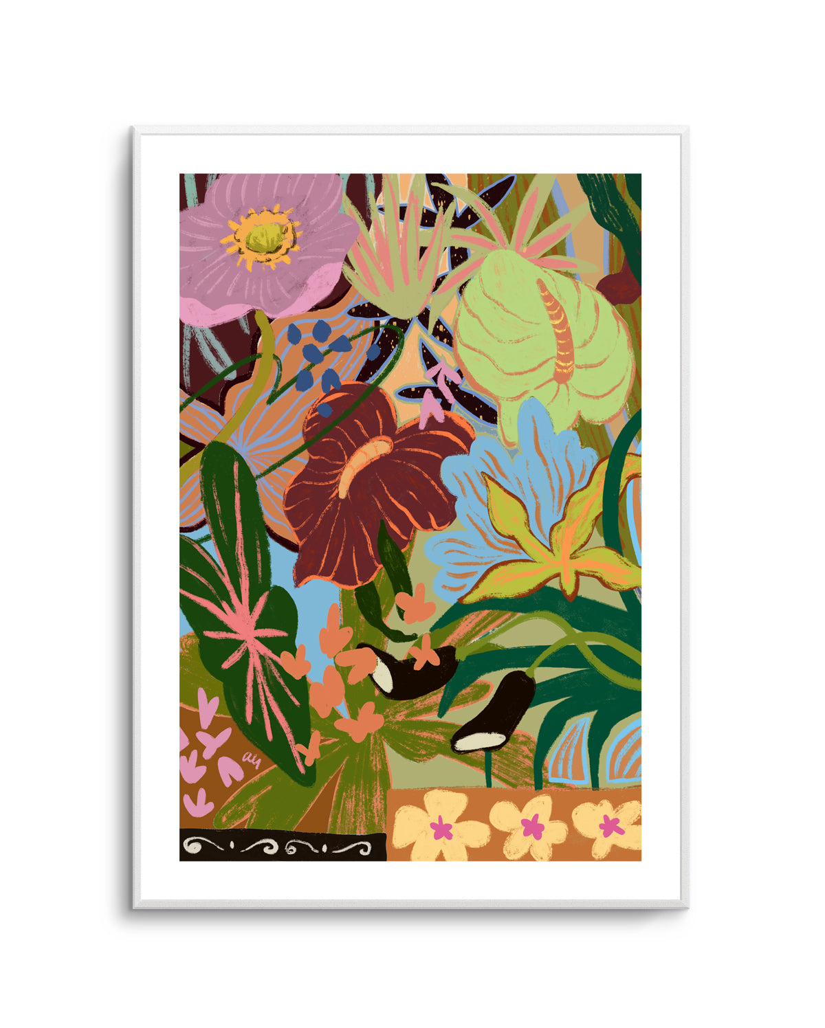 Wild Bouquet by Arty Guava | Art Print