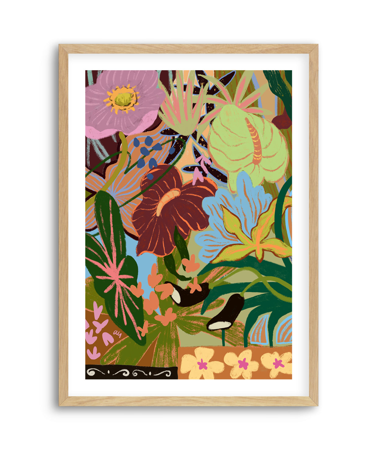 Wild Bouquet by Arty Guava | Art Print