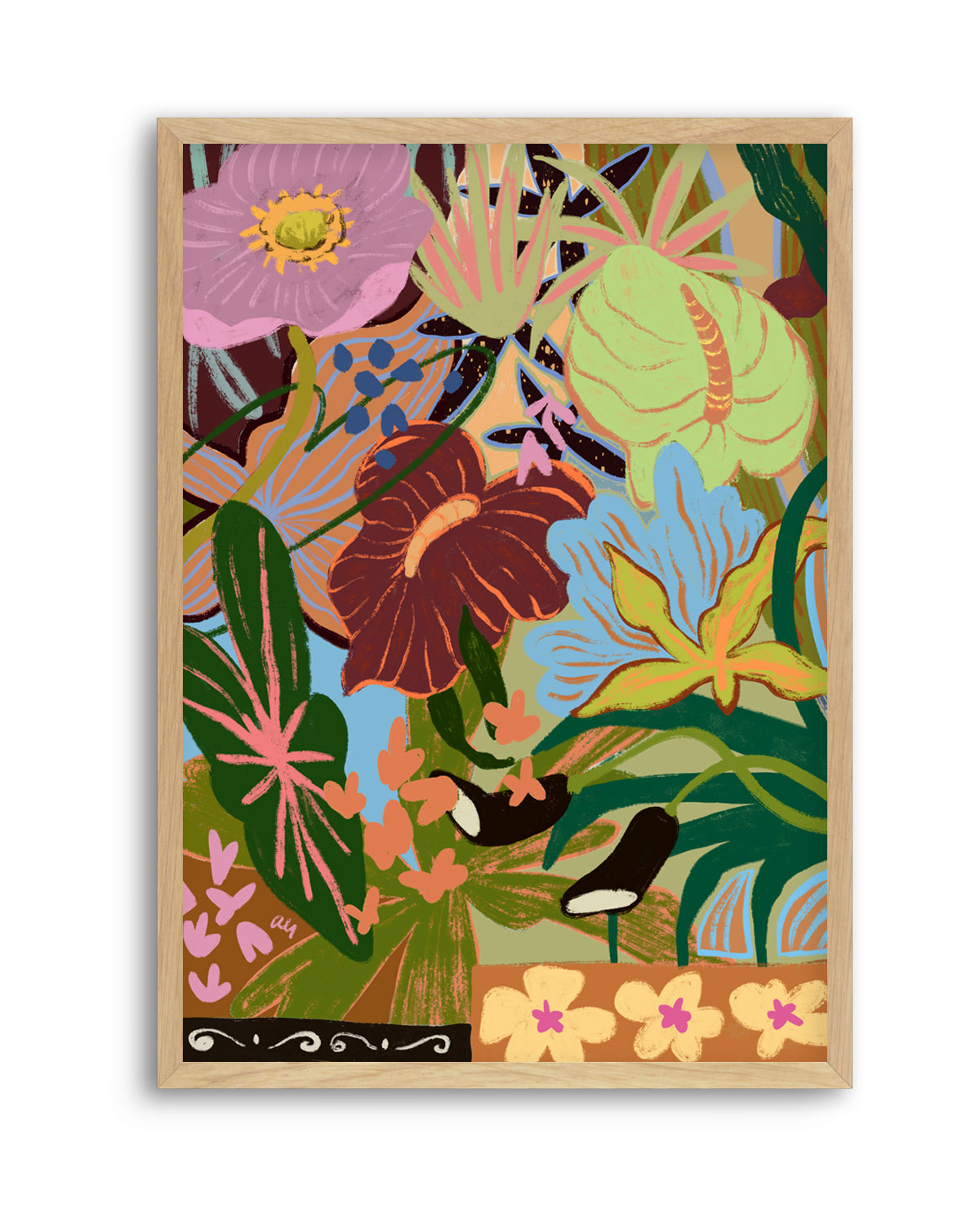 Wild Bouquet by Arty Guava | Art Print