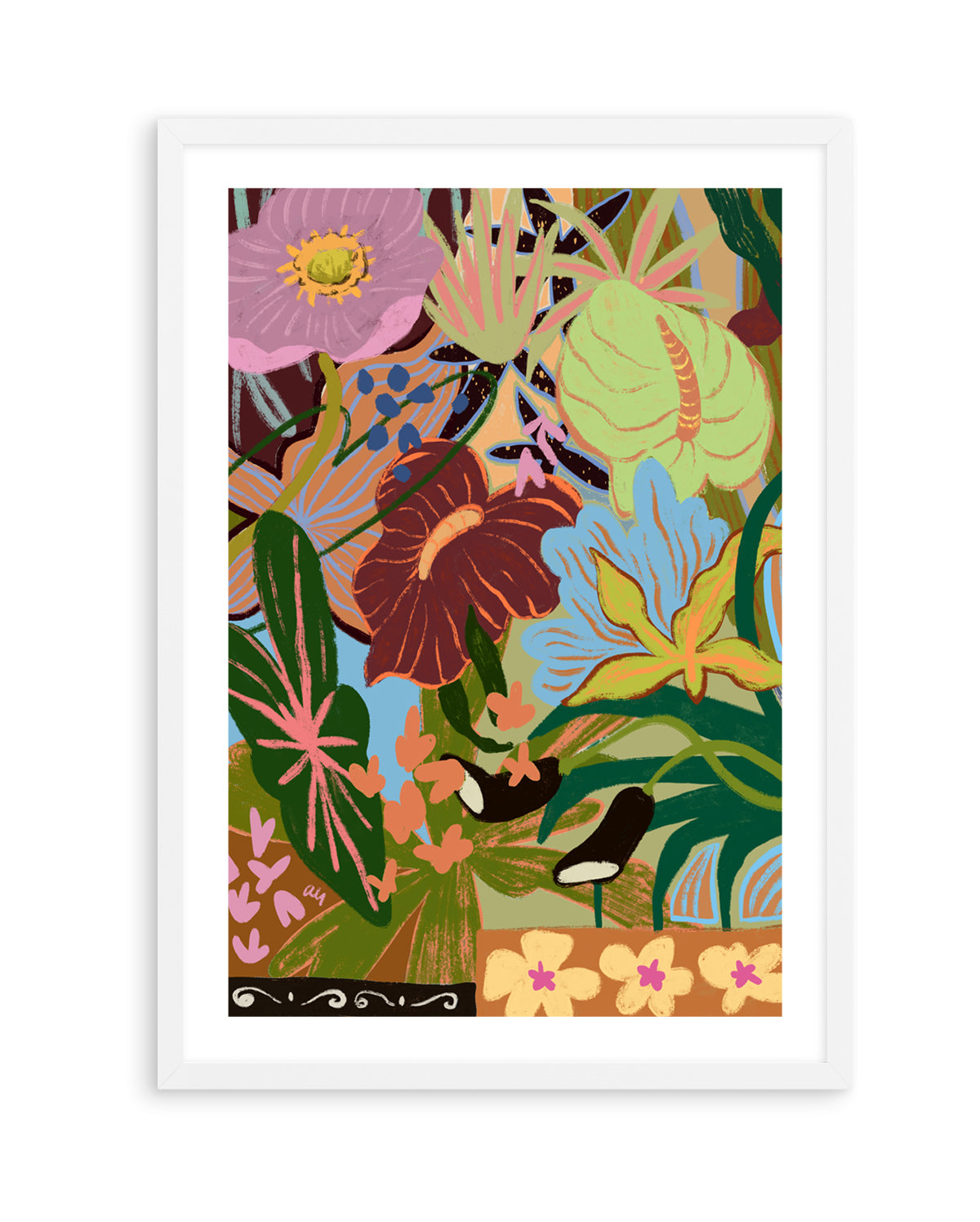Wild Bouquet by Arty Guava | Art Print