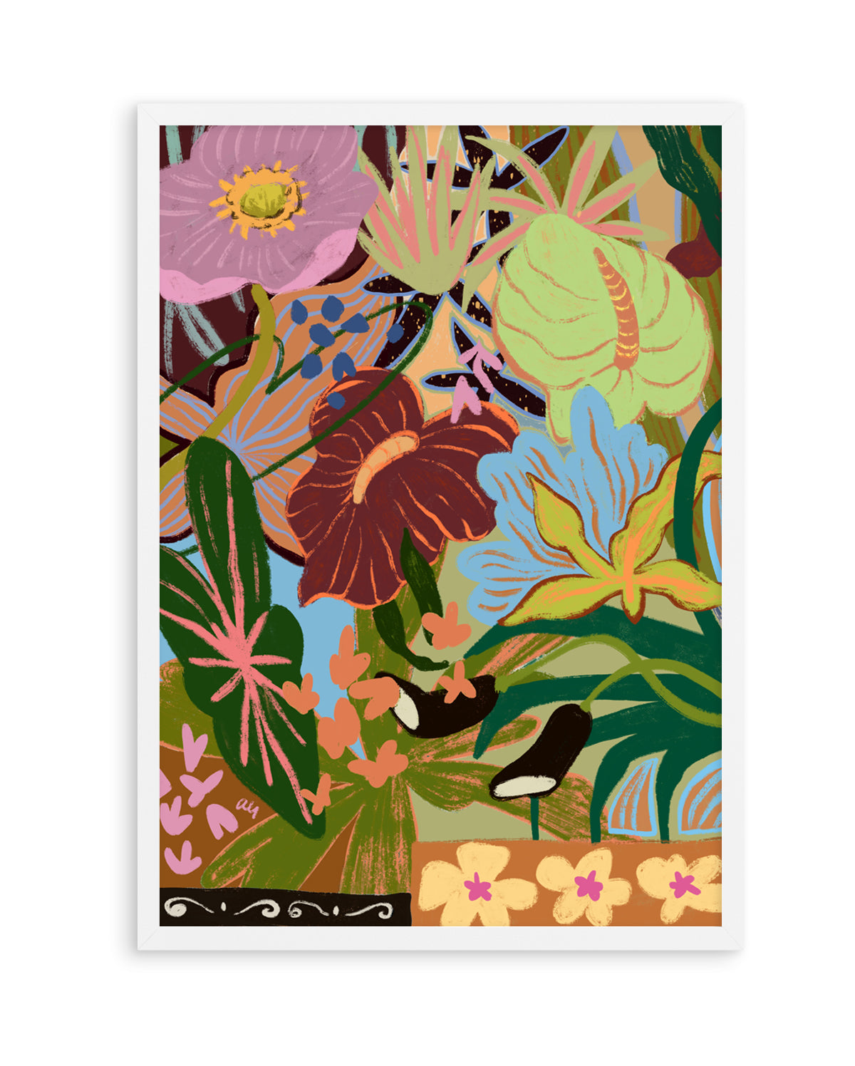 Wild Bouquet by Arty Guava | Art Print
