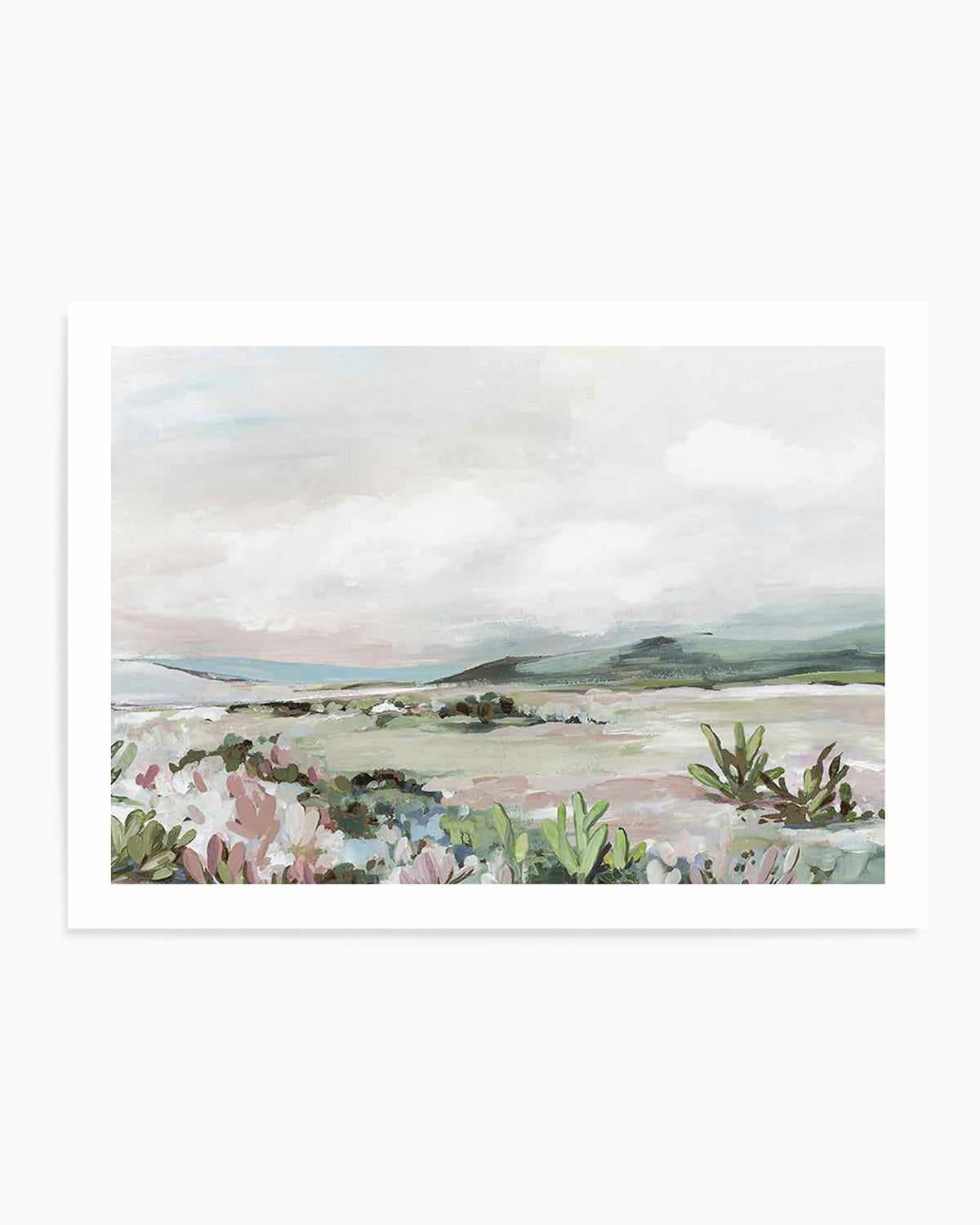 Wild Cactus Garden Art Print