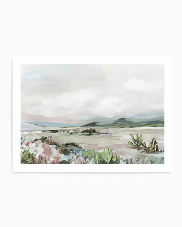 Wild Cactus Garden Art Print from Olive et Oriel where you can shop wallpaper and artworks online