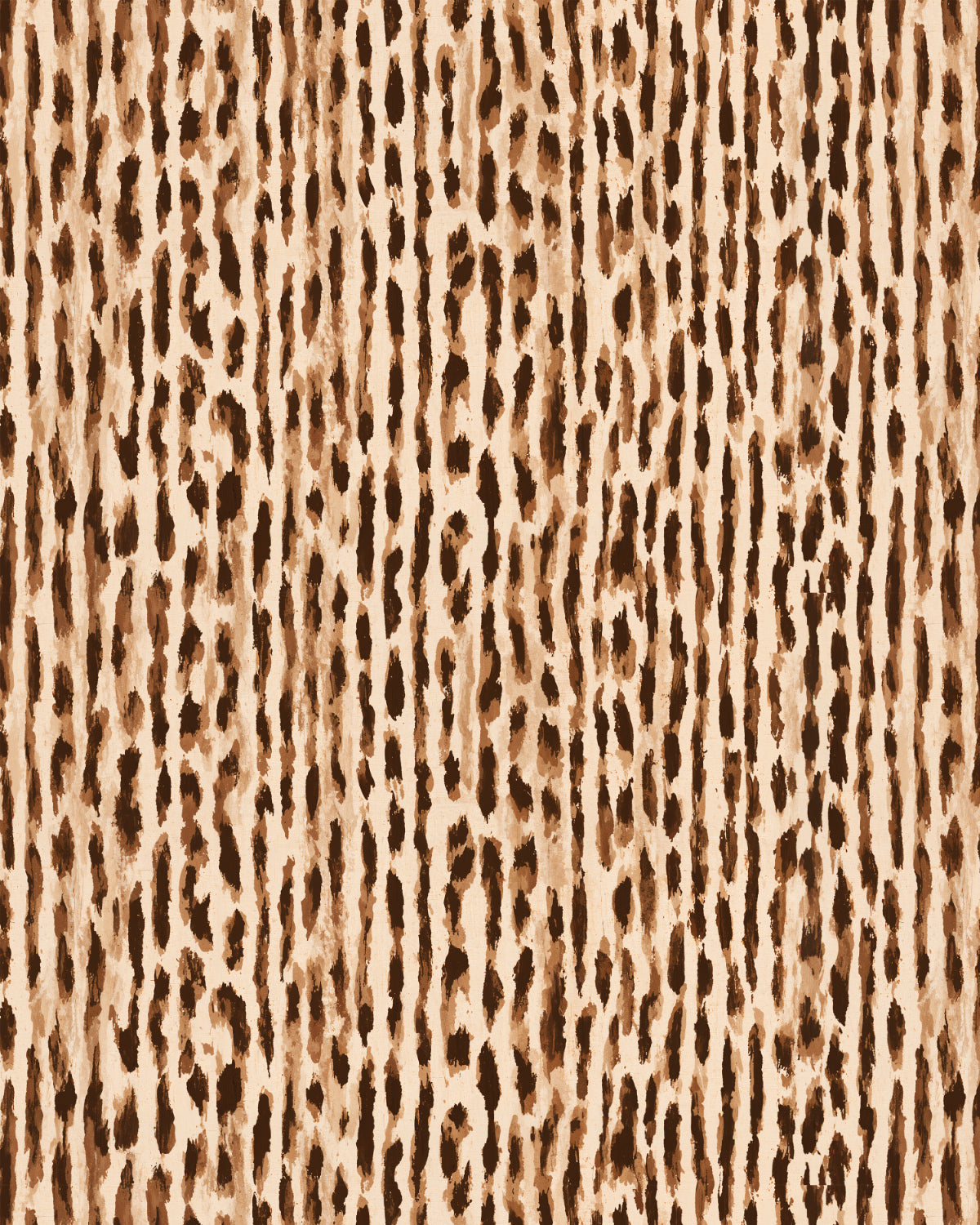 Wild Cat Animal Print Wallpaper