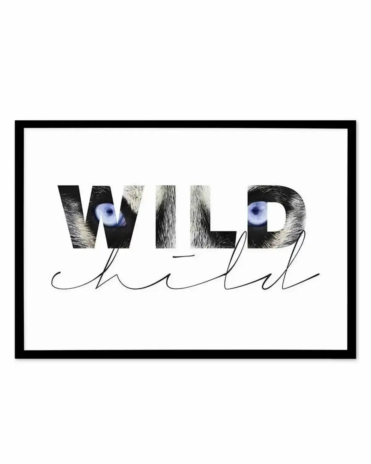 Wild Child Art Print from Olive et Oriel where you can shop wallpaper and artworks online