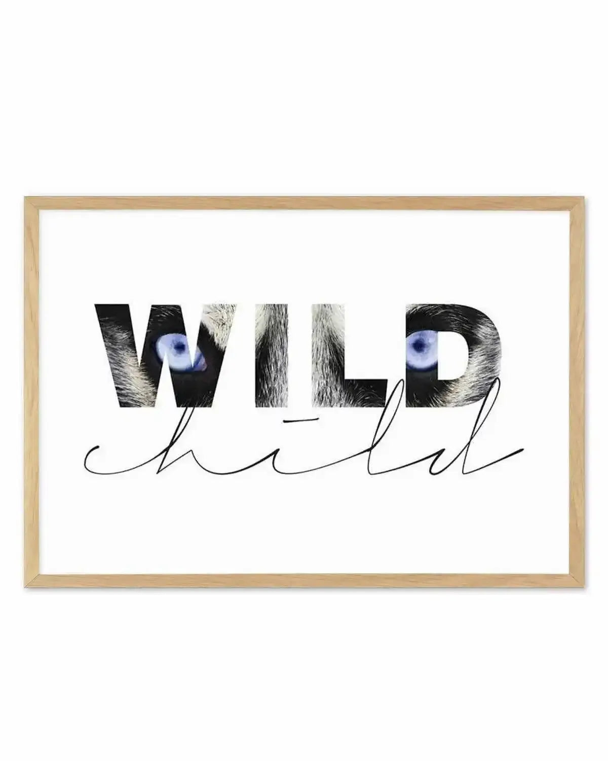 Wild Child Art Print from Olive et Oriel where you can shop wallpaper and artworks online