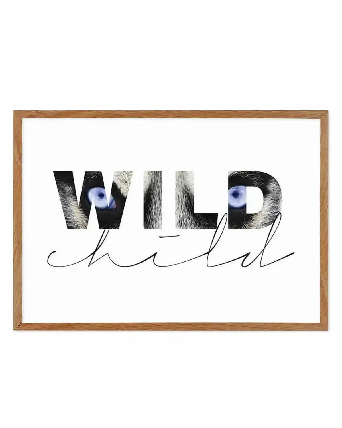 Wild Child Art Print from Olive et Oriel where you can shop wallpaper and artworks online