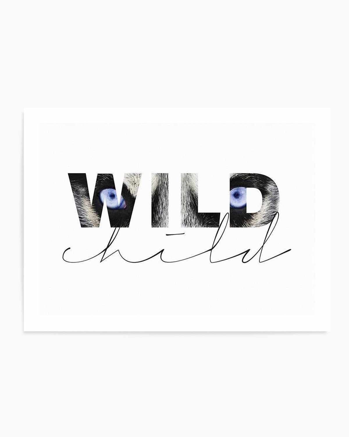 Wild Child Art Print