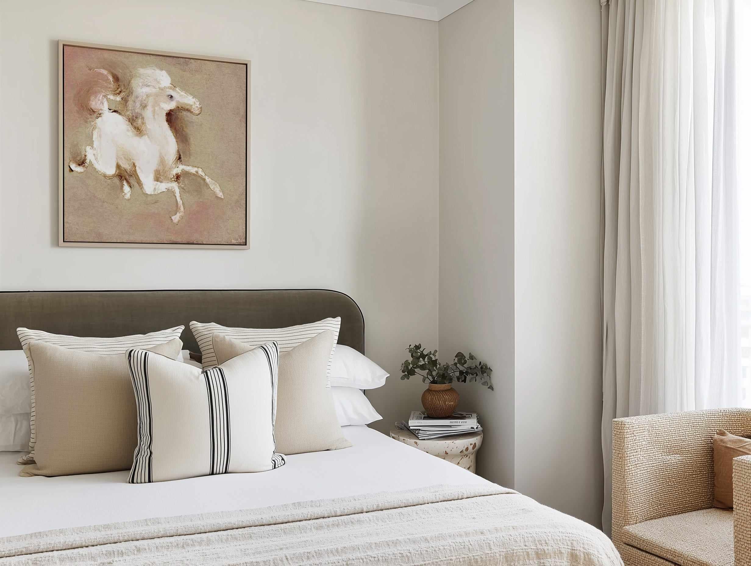 Wild Horse 1 by Marco Marella | Framed Canvas Art Print from Olive et Oriel where you can shop wallpaper and artworks online