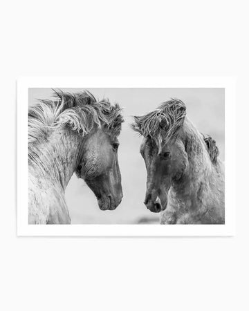 Wild Horses  LS Art Print art print, framed