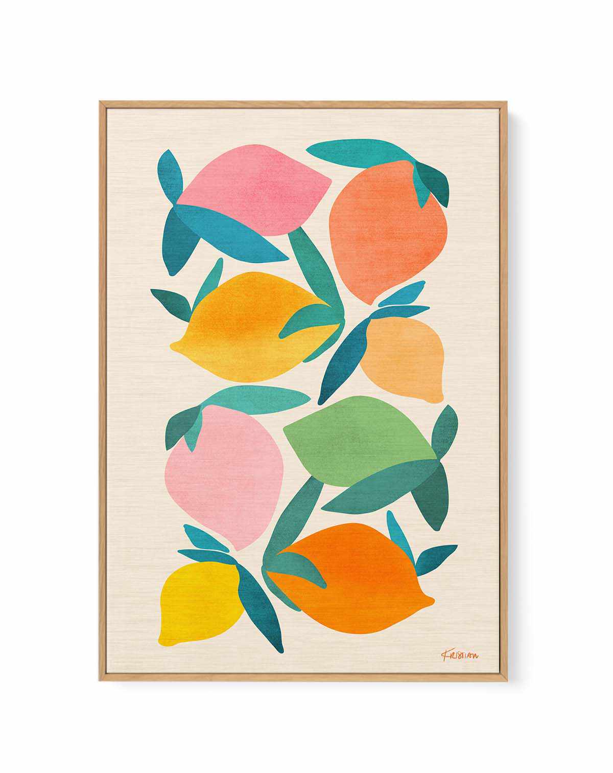 Wild Mango #2 by Kristian Gallagher | Framed Canvas Art Print