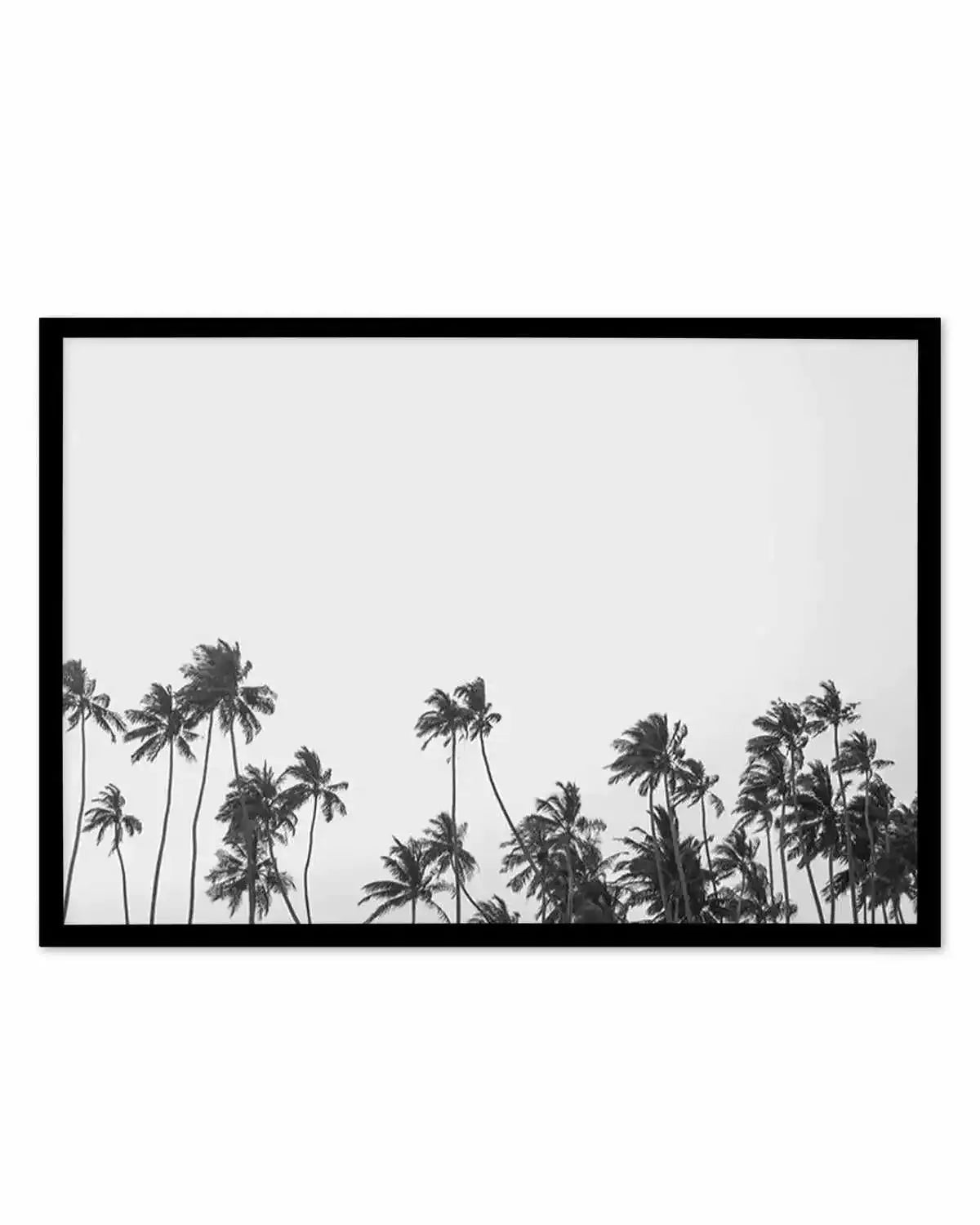 Wild Palm Trees Art Print from Olive et Oriel where you can shop wallpaper and artworks online