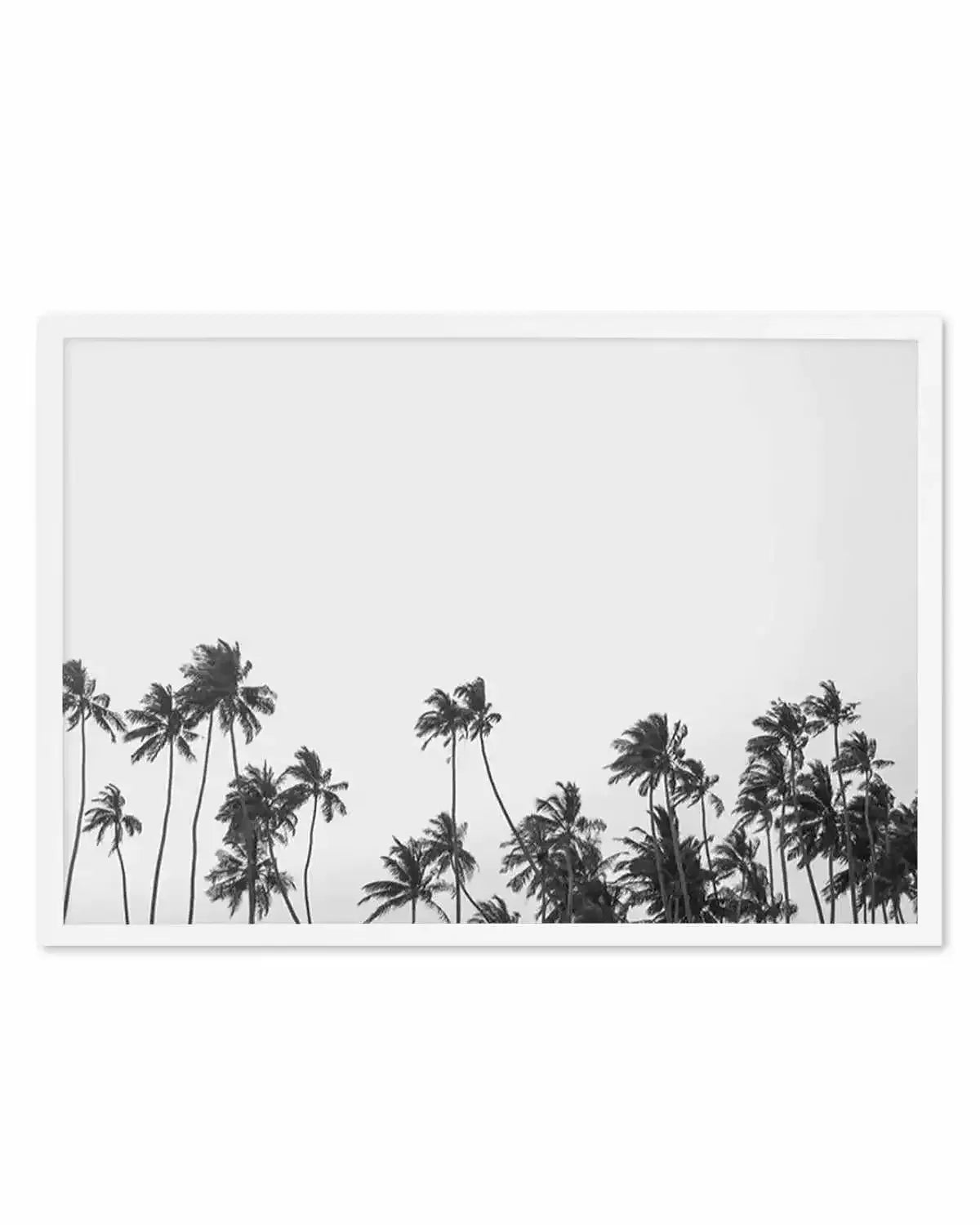 Wild Palm Trees Art Print from Olive et Oriel where you can shop wallpaper and artworks online