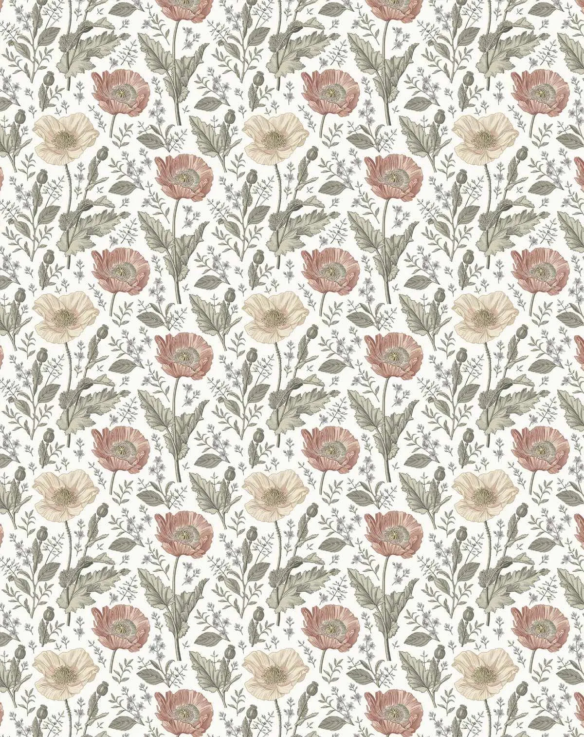Wild Poppies Wallpaper-Wallpaper-Buy Kids Removable Wallpaper Online Our Custom Made Children√¢‚Ç¨‚Ñ¢s Wallpapers Are A Fun Way To Decorate And Enhance Boys Bedroom Decor And Girls Bedrooms They Are An Amazing Addition To Your Kids Bedroom Walls Our Collection of Kids Wallpaper Is Sure To Transform Your Kids Rooms Interior Style From Pink Wallpaper To Dinosaur Wallpaper Even Marble Wallpapers For Teen Boys Shop Peel And Stick Wallpaper Online Today With Olive et Oriel