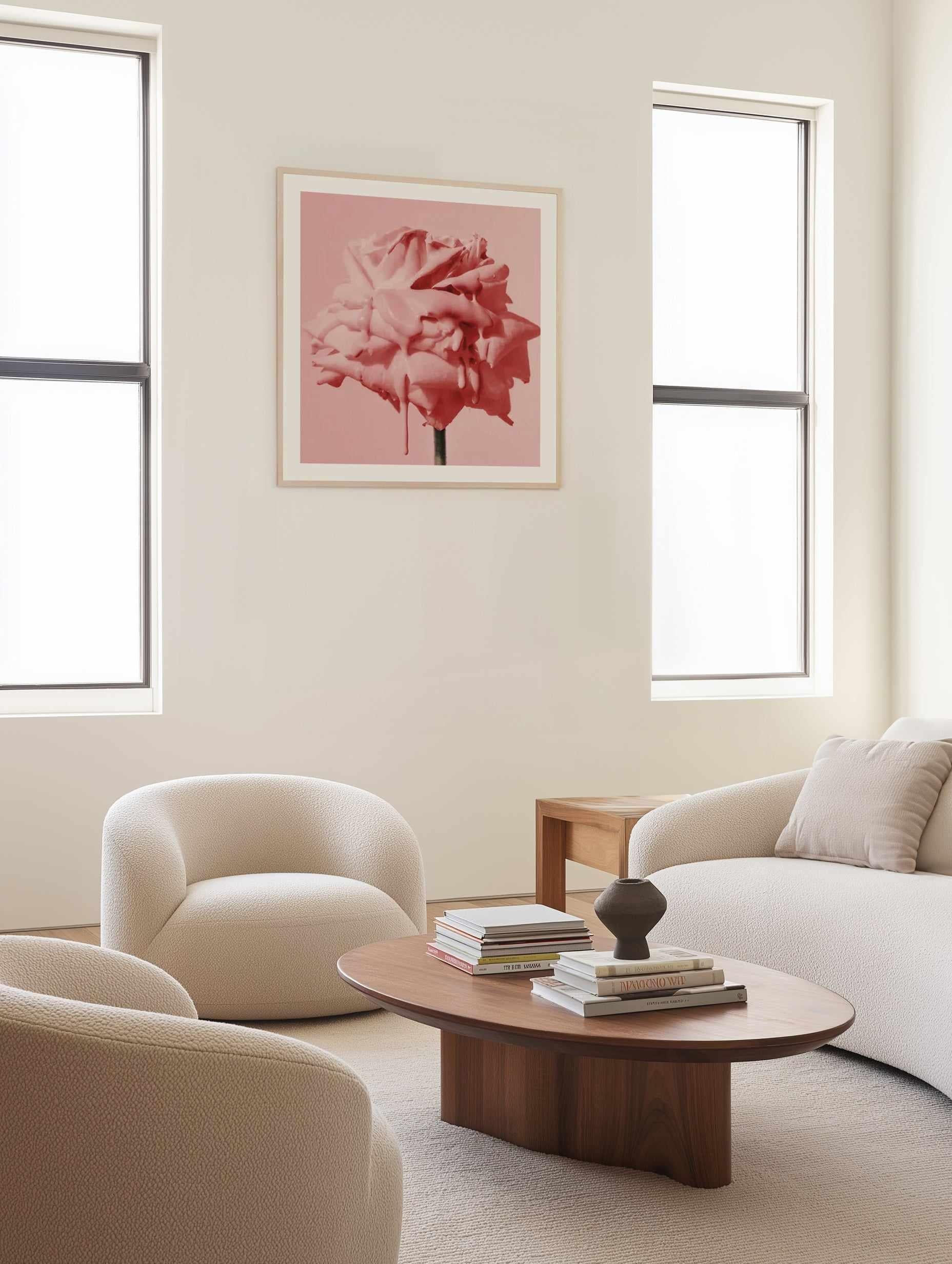 Wild Red Rose | Art Print from Olive et Oriel where you can shop wallpaper and artworks online