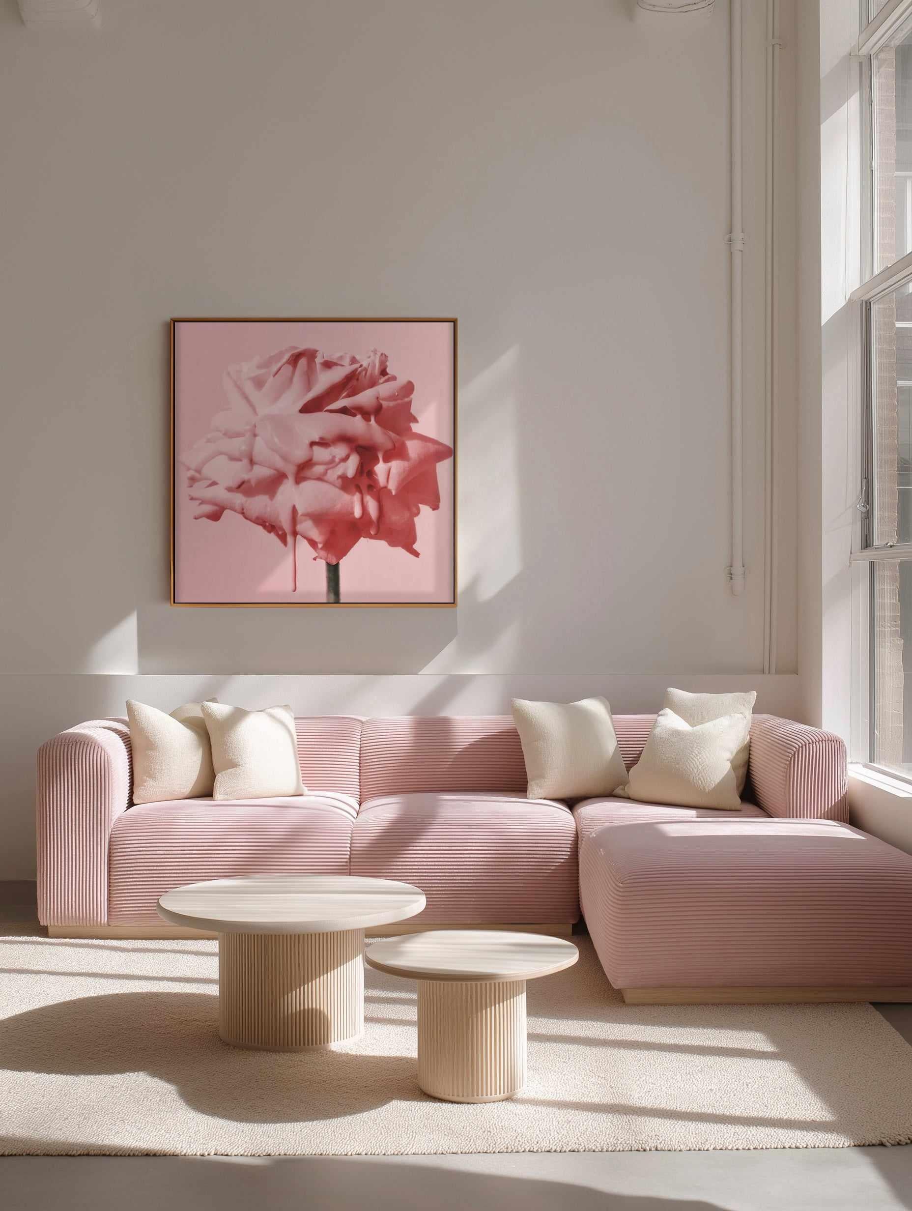 Wild Red Rose | Framed Canvas Art Print from Olive et Oriel where you can shop wallpaper and artworks online