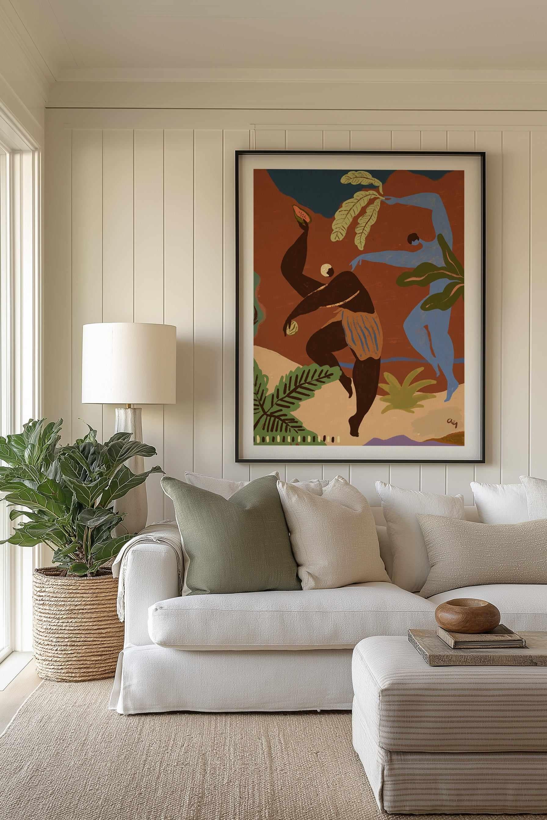 Wild Rhythm by Arty Guava | Art Print from Olive et Oriel where you can shop wallpaper and artworks online