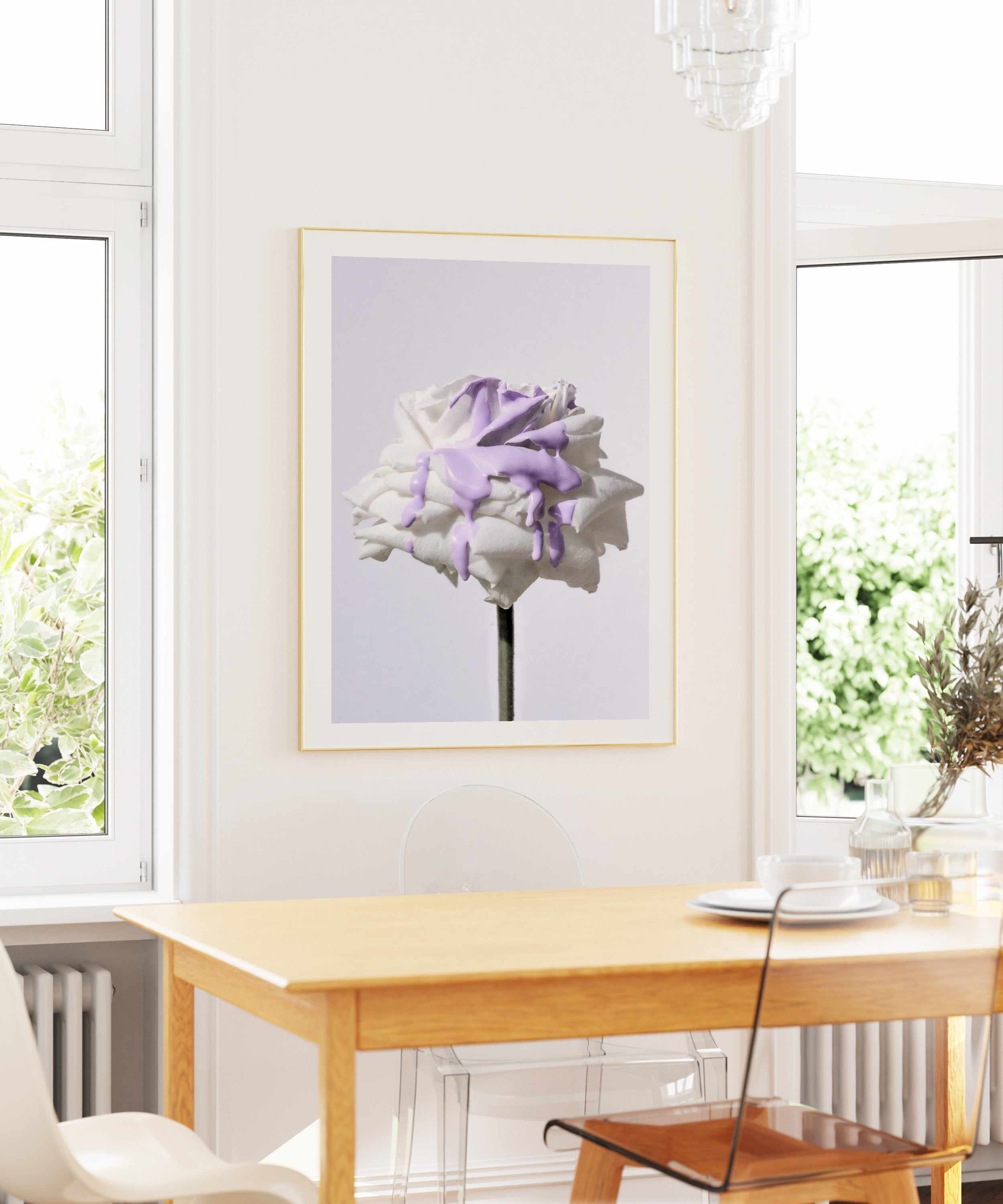 Wild Rose in Lilac II PT | Art Print