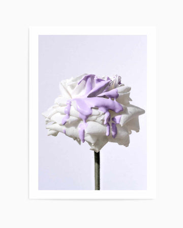 Wild Rose in Lilac II PT | Art Print from Olive et Oriel where you can shop wallpaper and artworks online