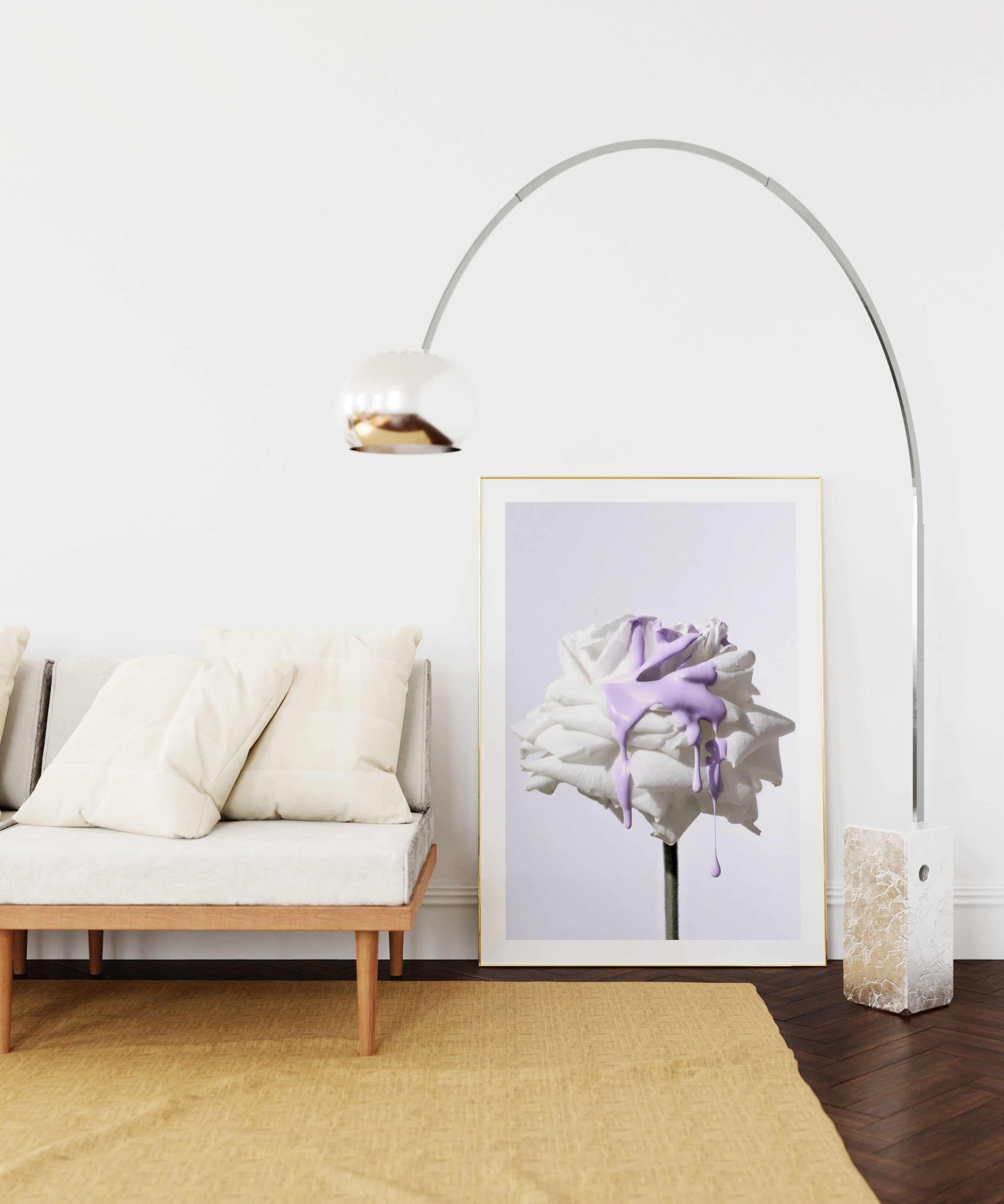 Wild Rose in Lilac III PT | Art Print