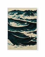 Wild sea by Treechild | Framed Canvas Art Print