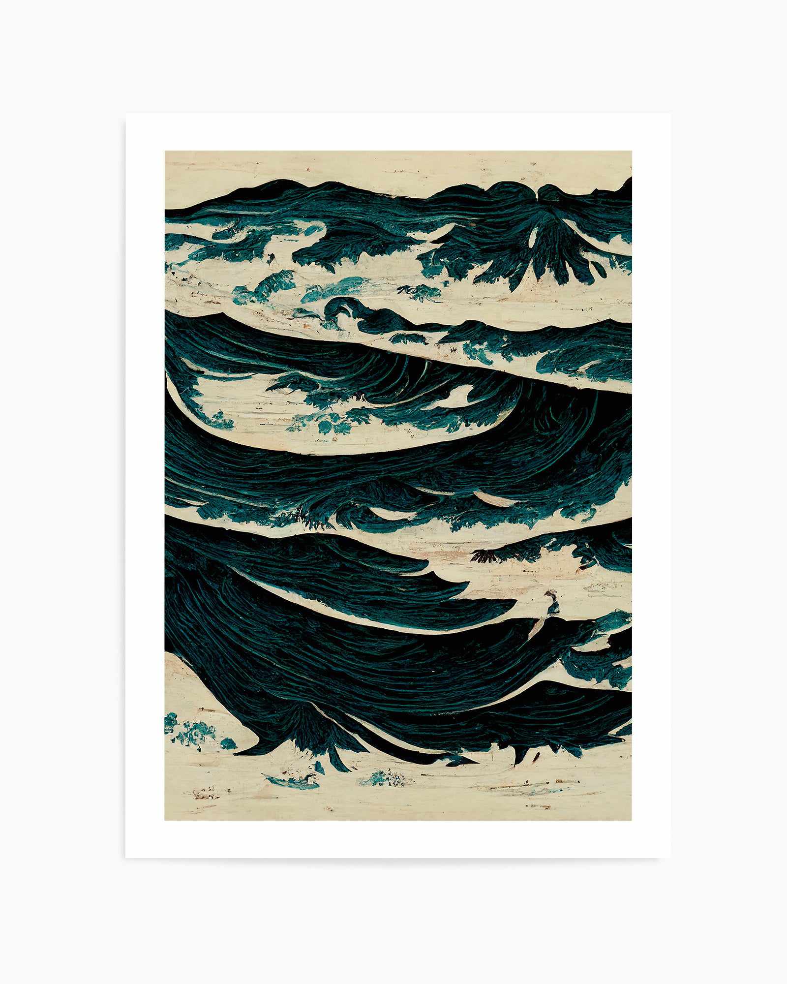 Wild sea by Treechild | Art Print