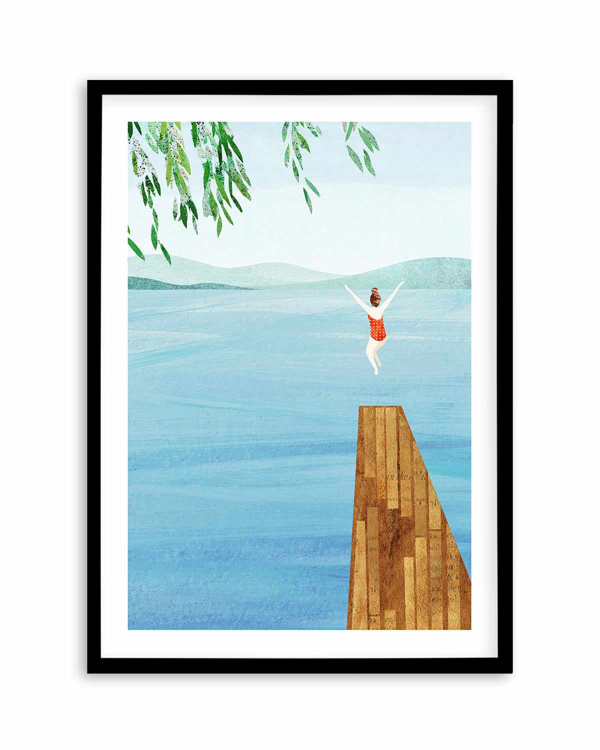 Wild Swimming by Henry Rivers Art Print