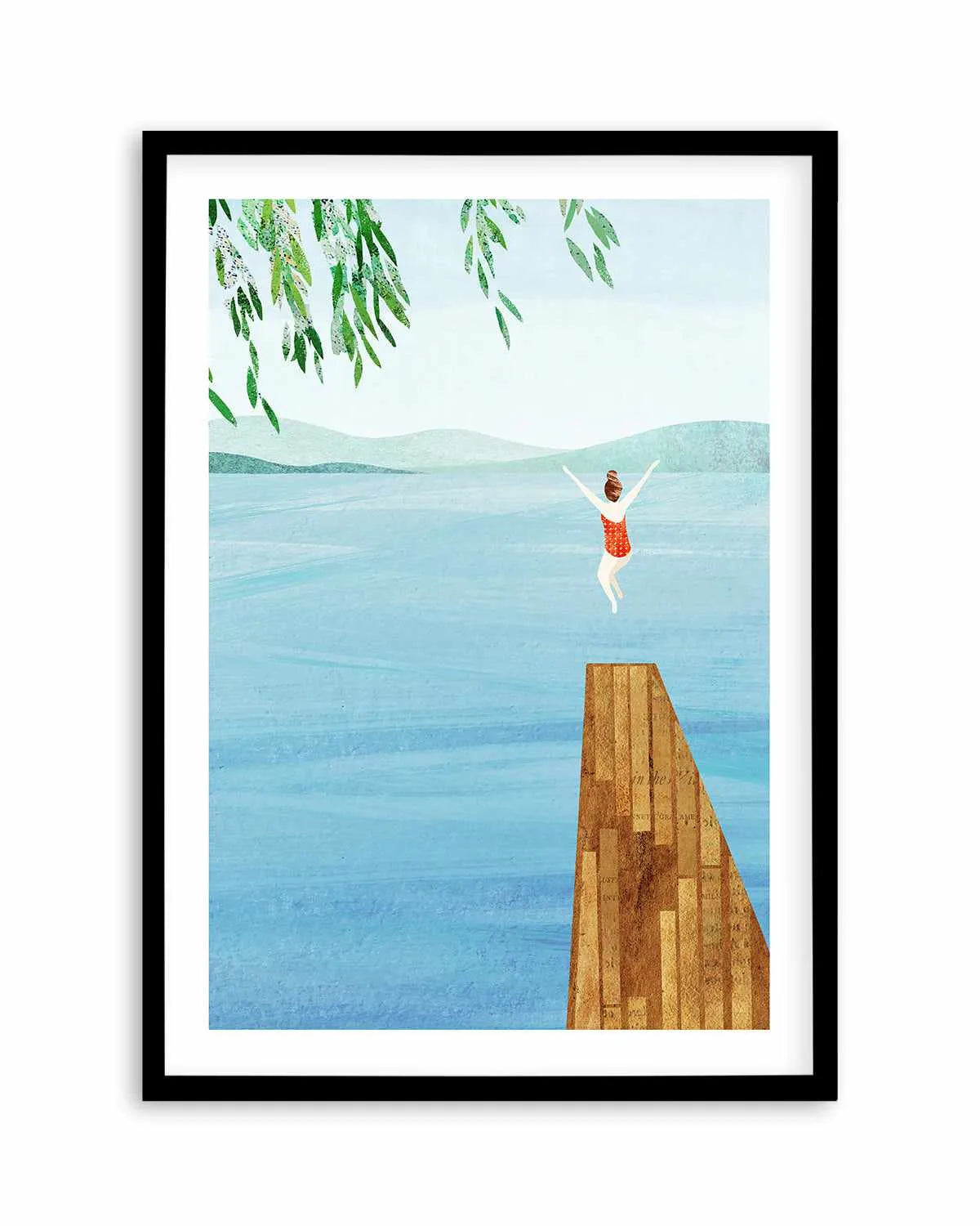 Wild Swimming by Henry Rivers Art Print from Olive et Oriel where you can shop wallpaper and artworks online