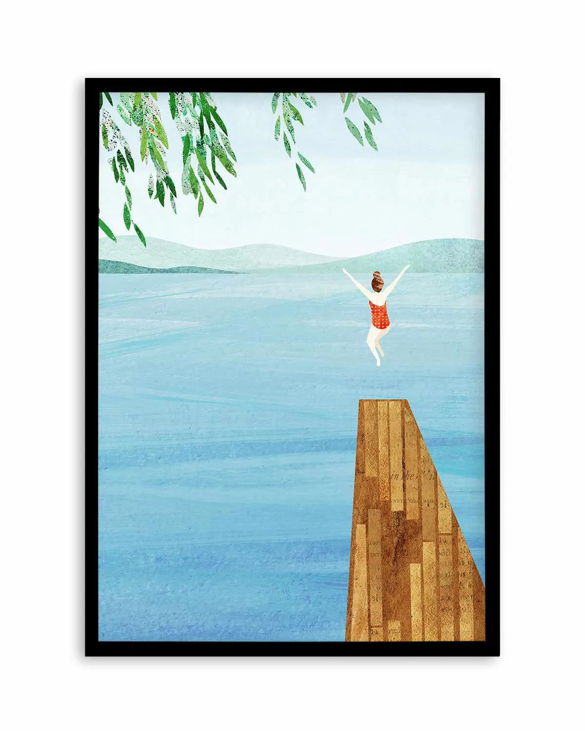 Wild Swimming by Henry Rivers Art Print from Olive et Oriel where you can shop wallpaper and artworks online