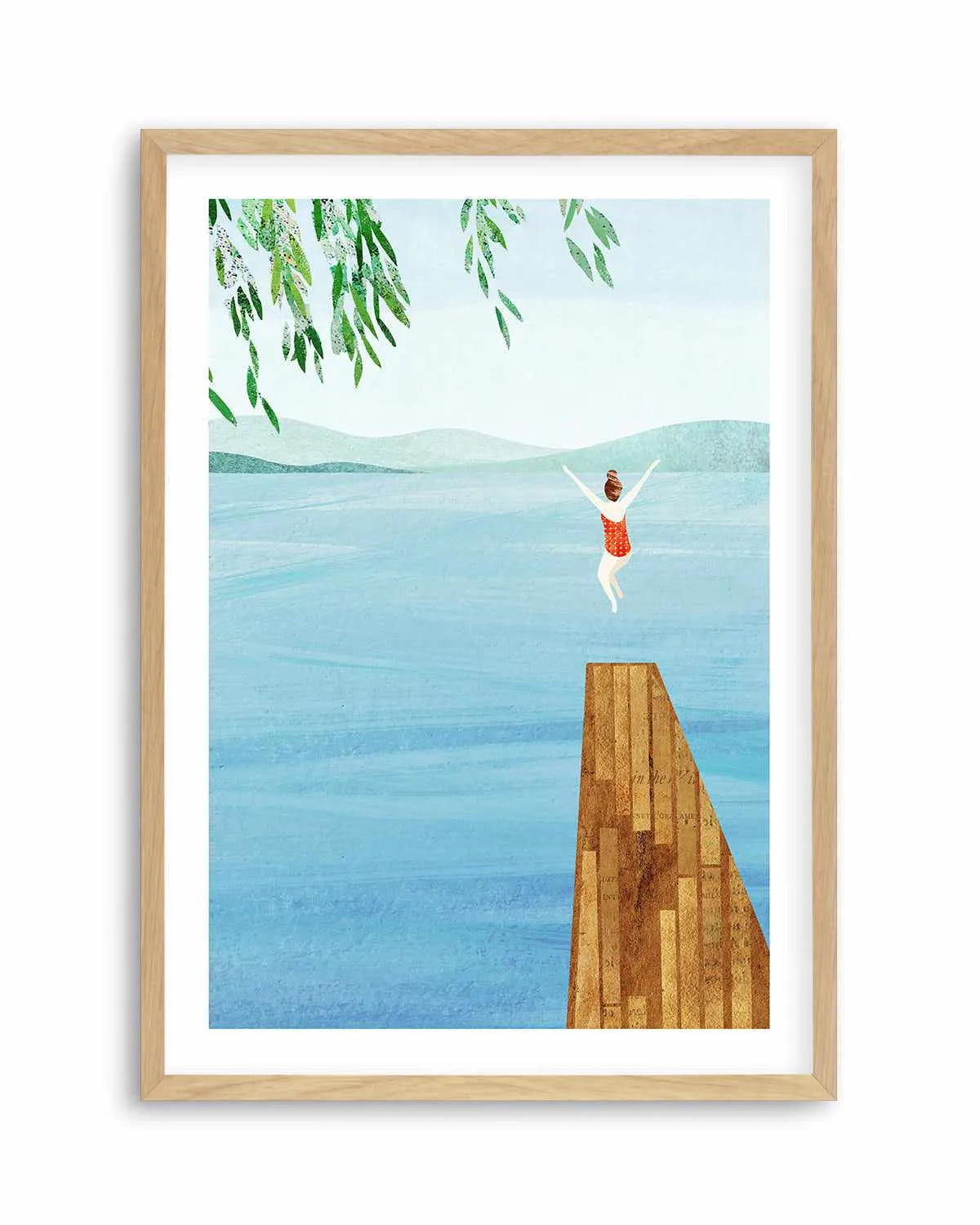 Wild Swimming by Henry Rivers Art Print from Olive et Oriel where you can shop wallpaper and artworks online