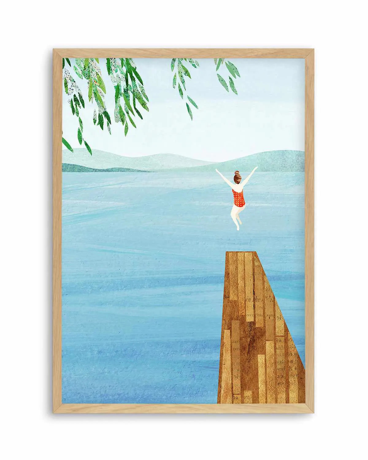 Wild Swimming by Henry Rivers Art Print from Olive et Oriel where you can shop wallpaper and artworks online