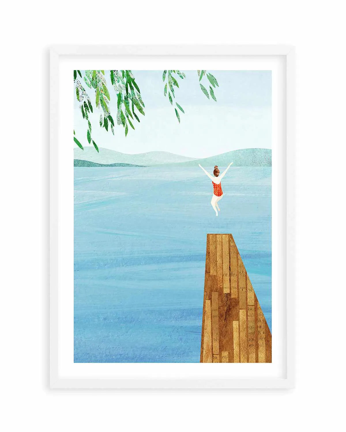 Wild Swimming by Henry Rivers Art Print from Olive et Oriel where you can shop wallpaper and artworks online
