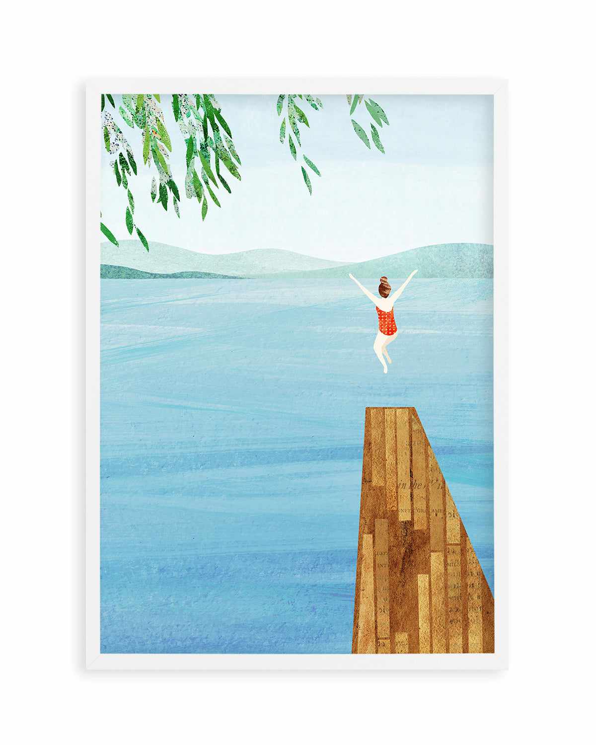 Wild Swimming by Henry Rivers Art Print