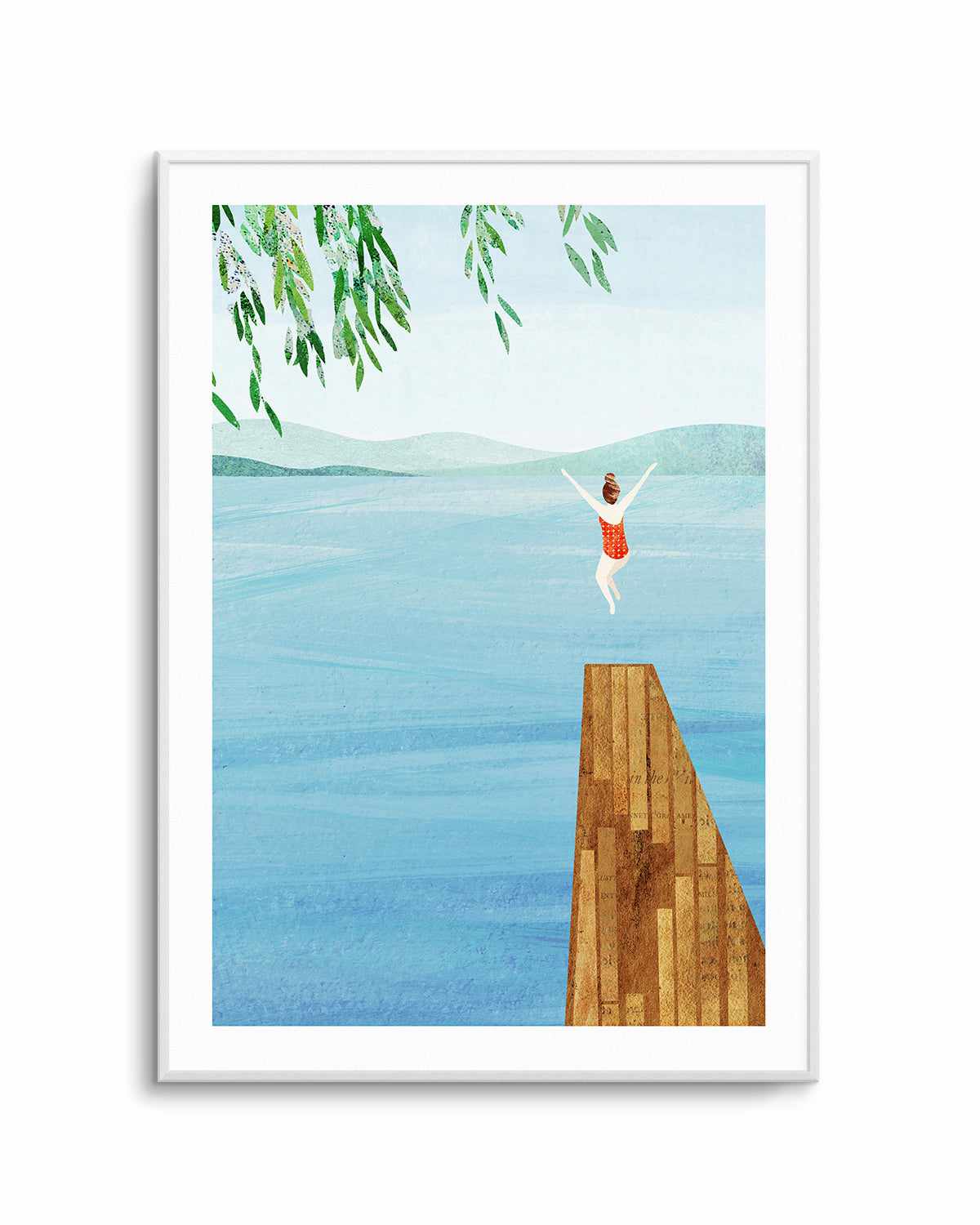 Wild Swimming by Henry Rivers Art Print