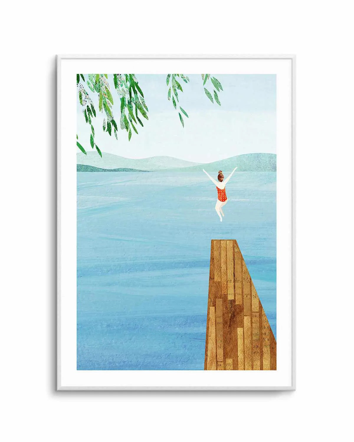 Wild Swimming by Henry Rivers Art Print from Olive et Oriel where you can shop wallpaper and artworks online