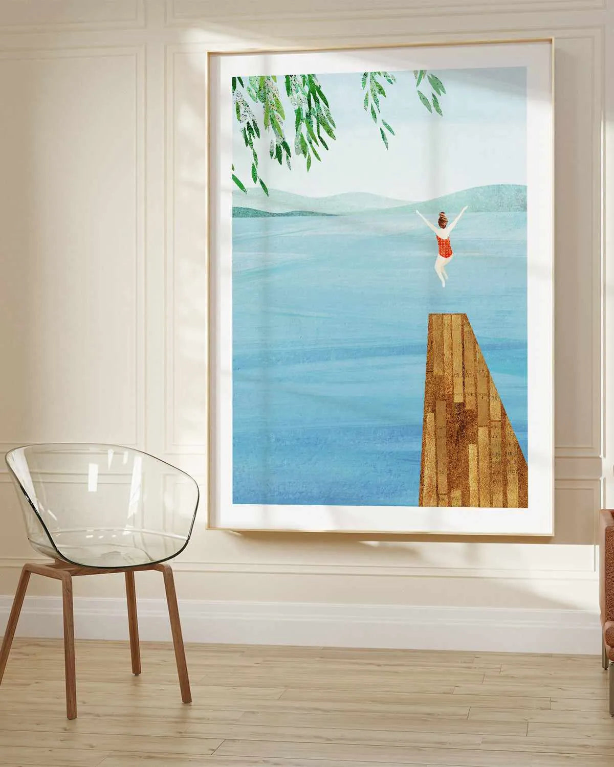 Wild Swimming by Henry Rivers Art Print from Olive et Oriel where you can shop wallpaper and artworks online