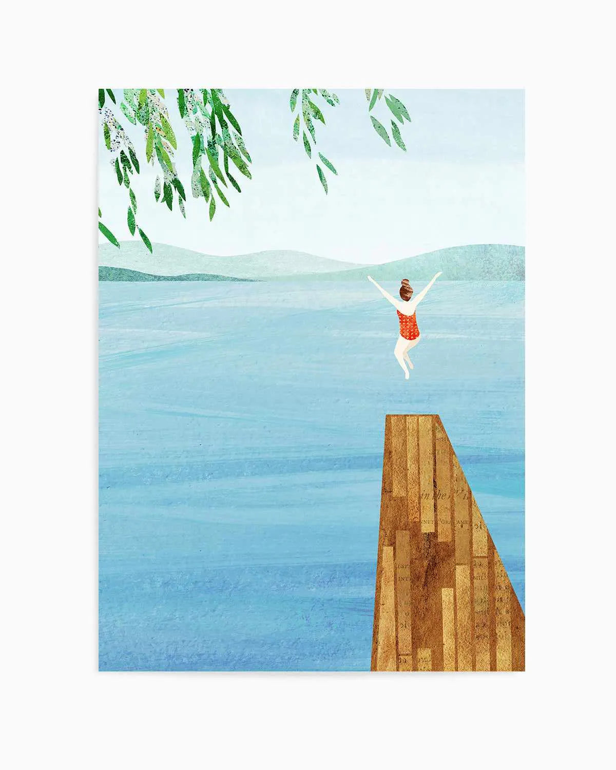 Wild Swimming by Henry Rivers Art Print from Olive et Oriel where you can shop wallpaper and artworks online