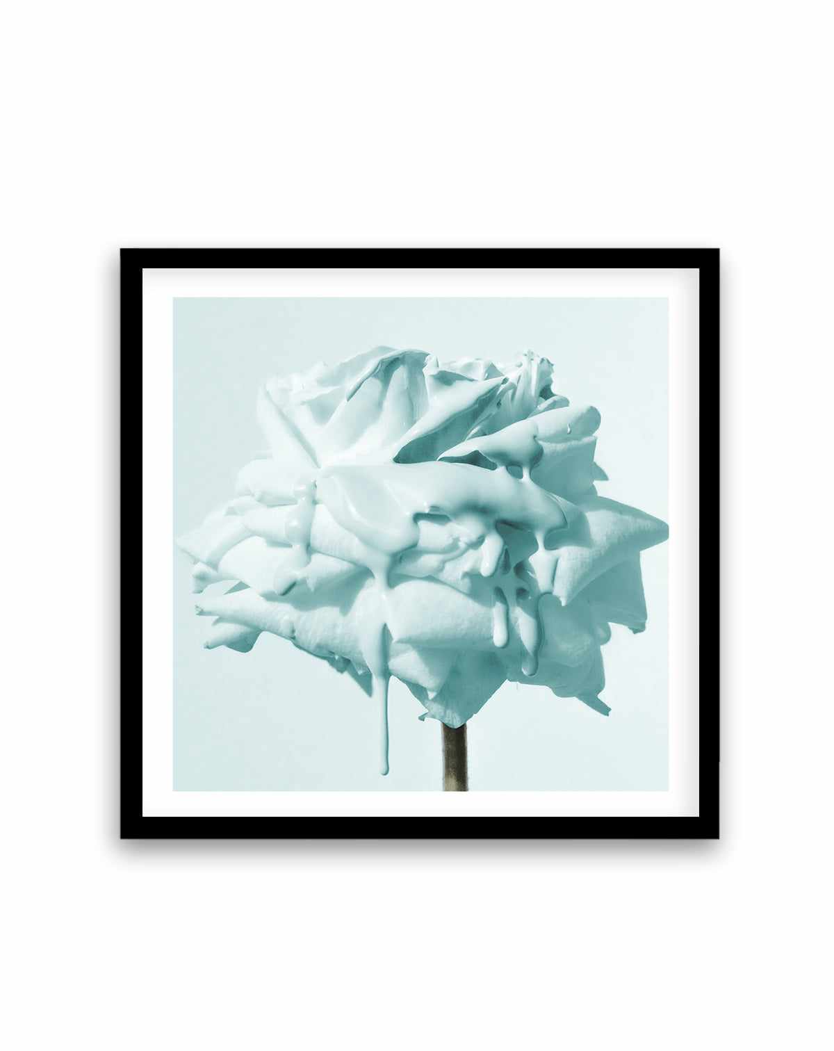 Wild Teal Rose | Art Print