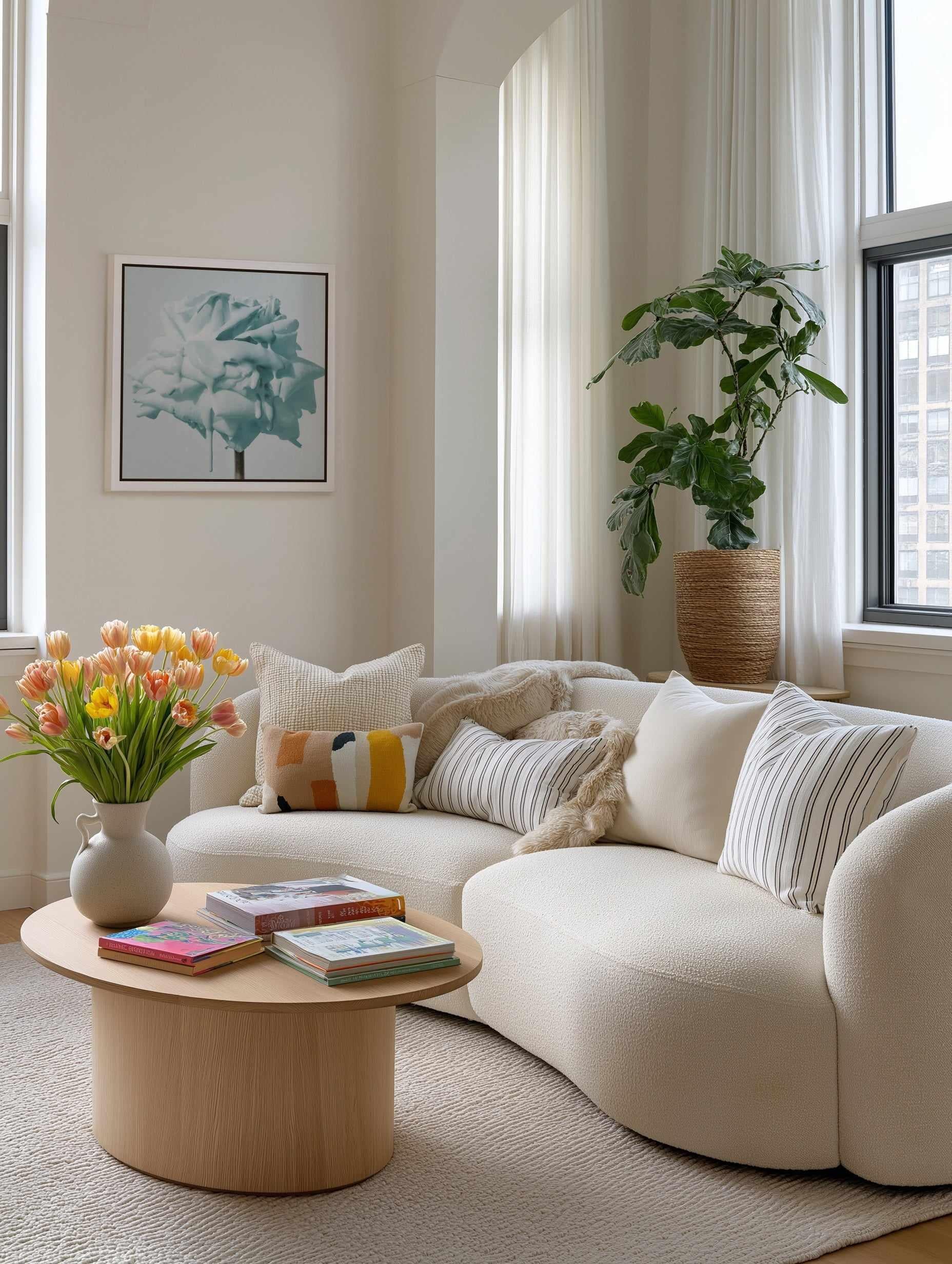 Wild Teal Rose | Framed Canvas Art Print from Olive et Oriel where you can shop wallpaper and artworks online