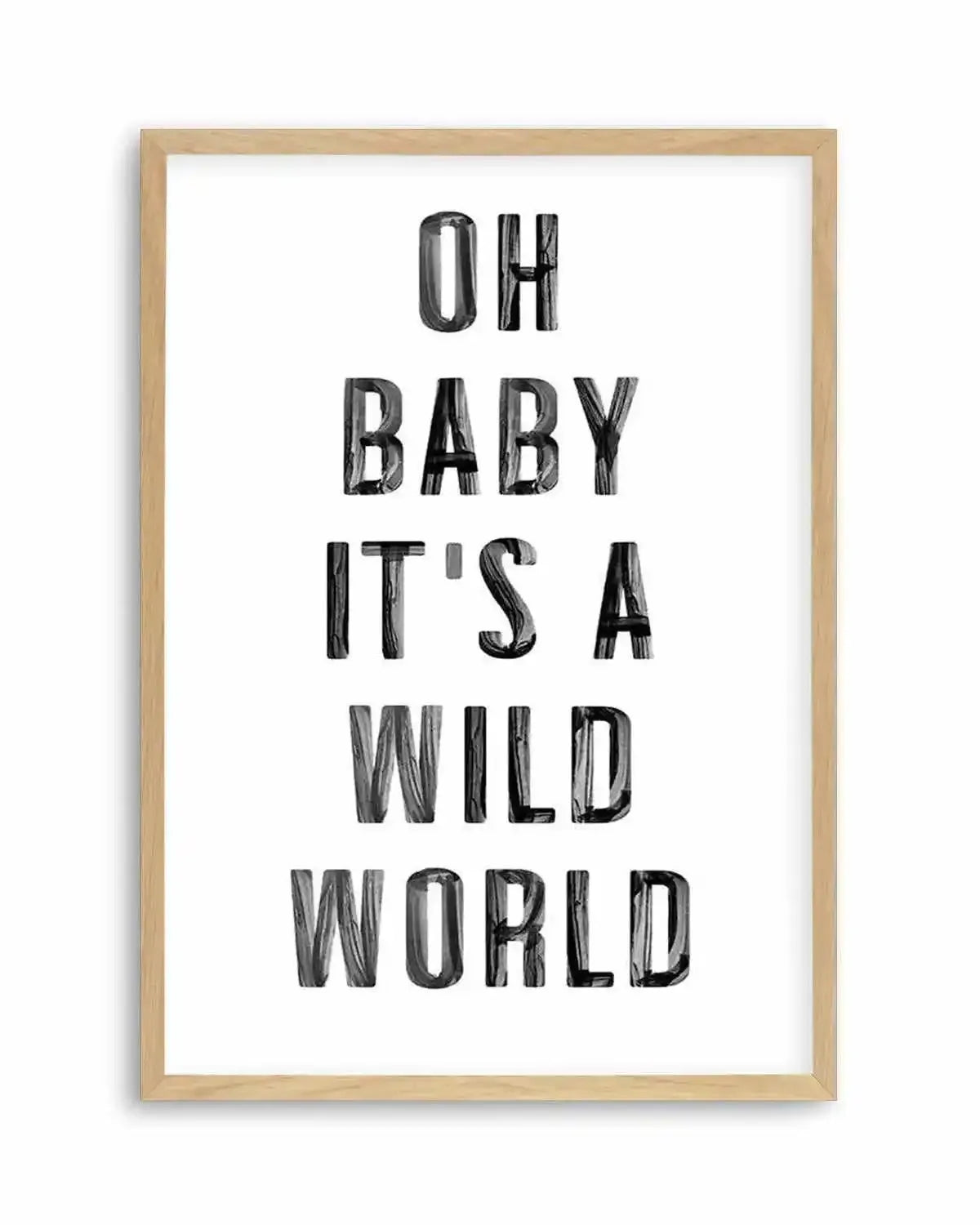 Wild World Art Print from Olive et Oriel where you can shop wallpaper and artworks online