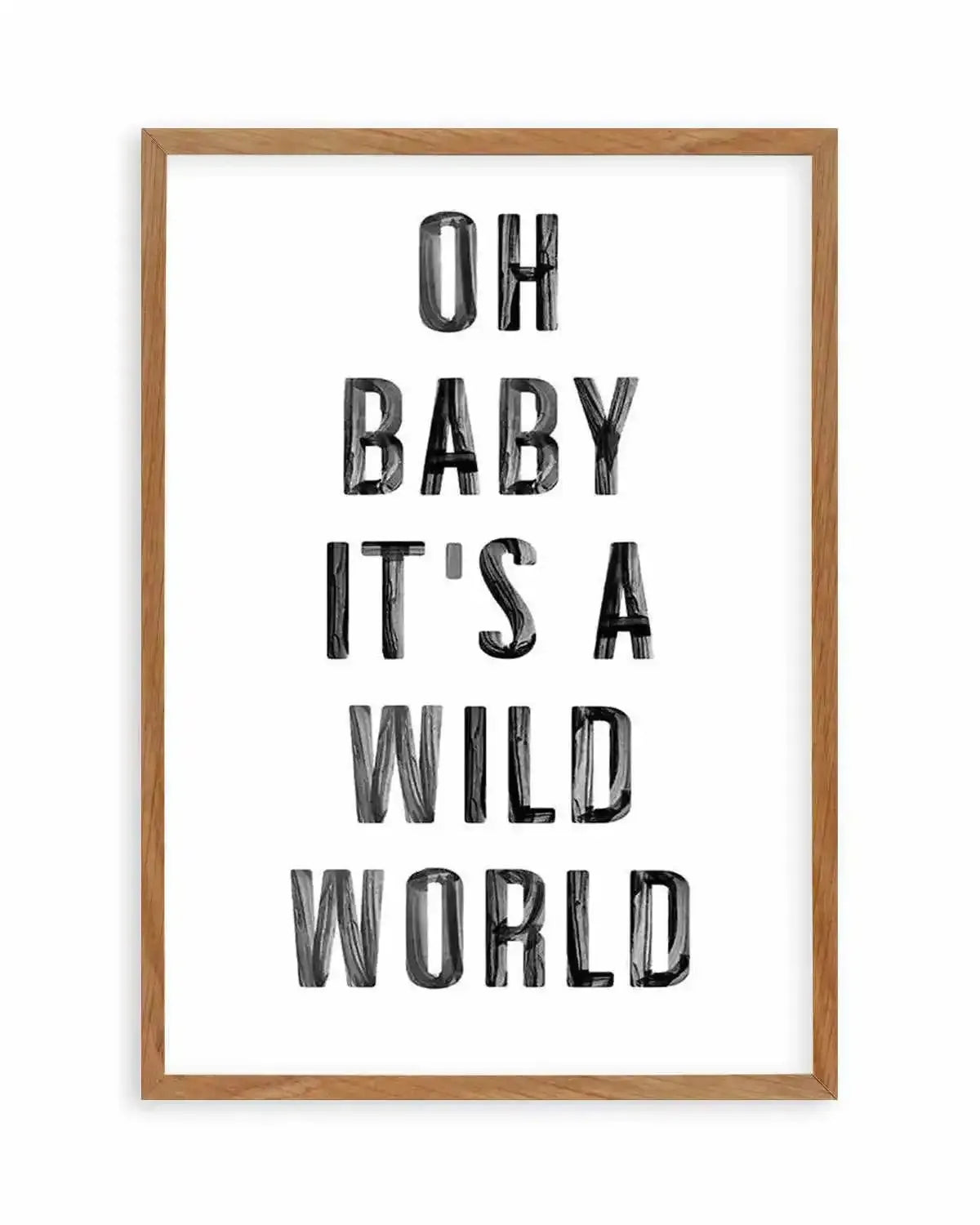 Wild World Art Print from Olive et Oriel where you can shop wallpaper and artworks online
