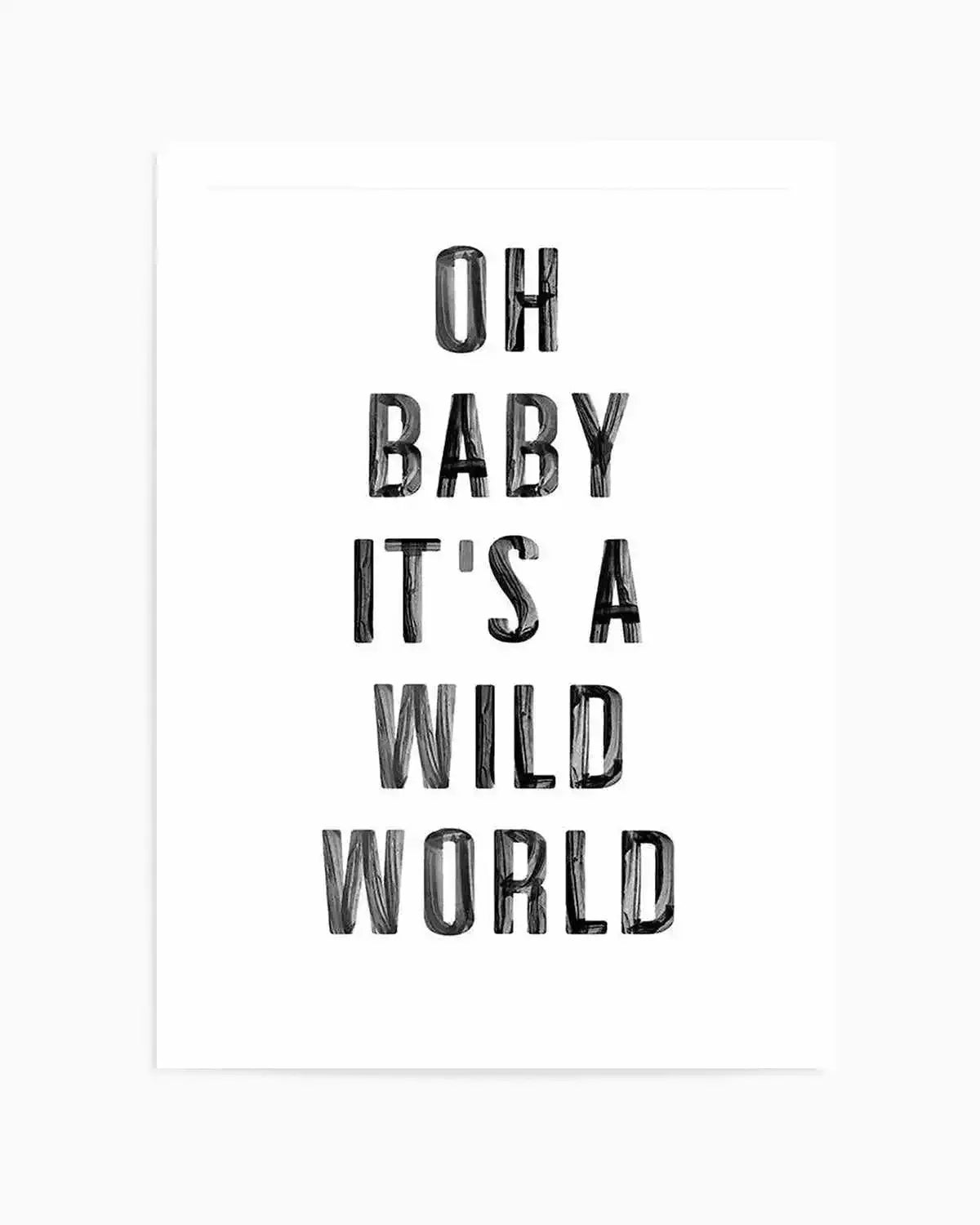 Wild World Art Print from Olive et Oriel where you can shop wallpaper and artworks online