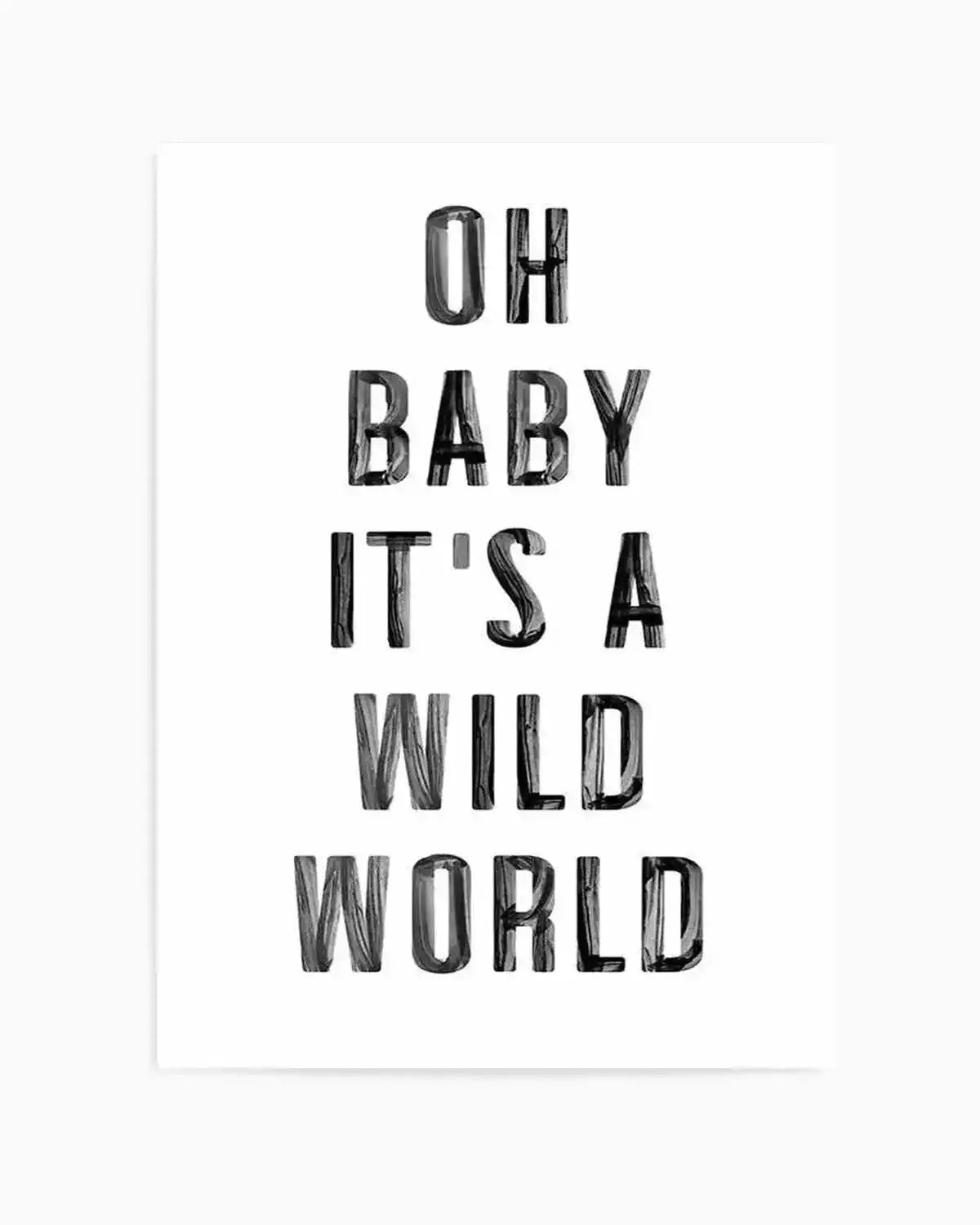 Wild World Art Print from Olive et Oriel where you can shop wallpaper and artworks online