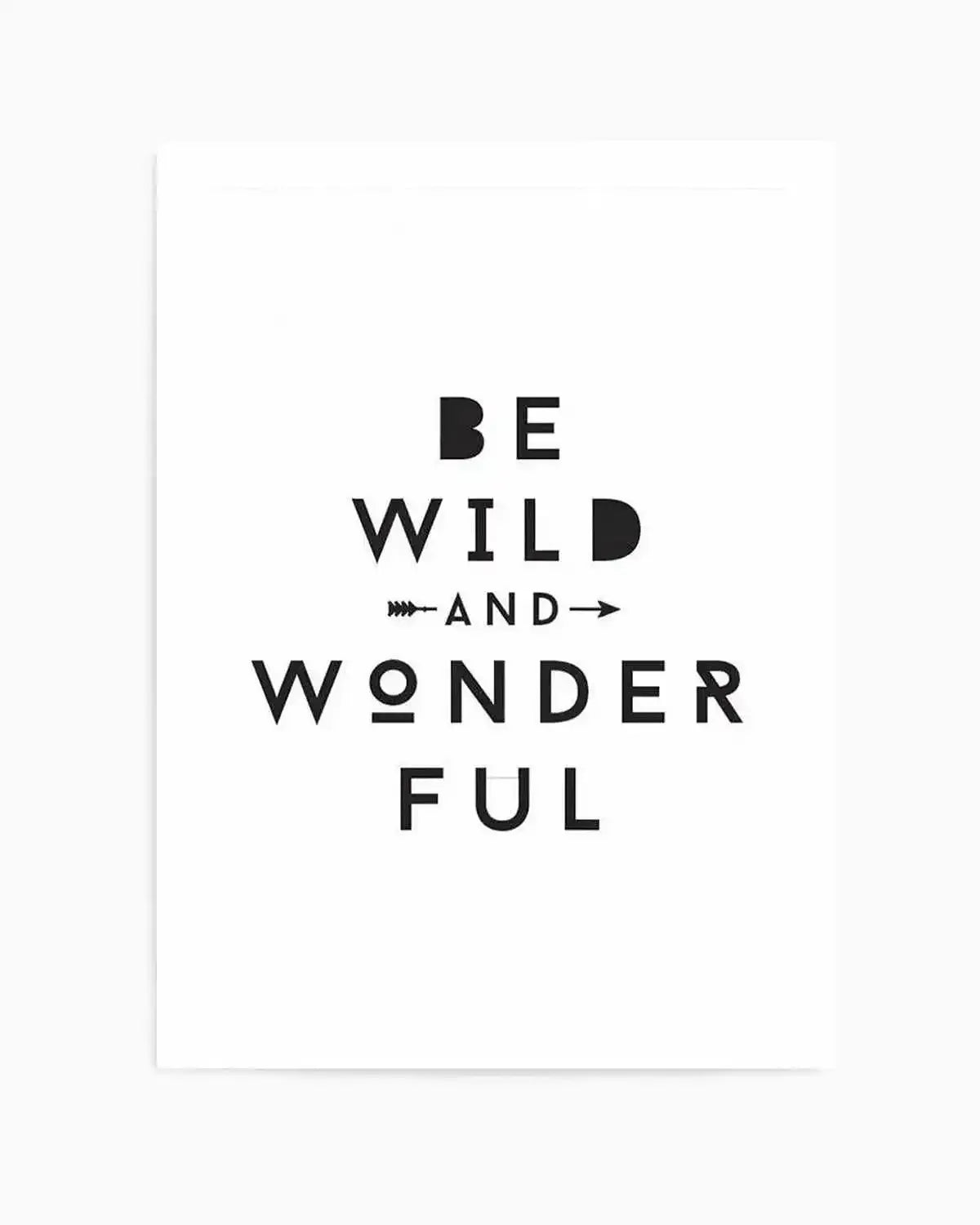 Wild + Wonderful Art Print from Olive et Oriel where you can shop wallpaper and artworks online